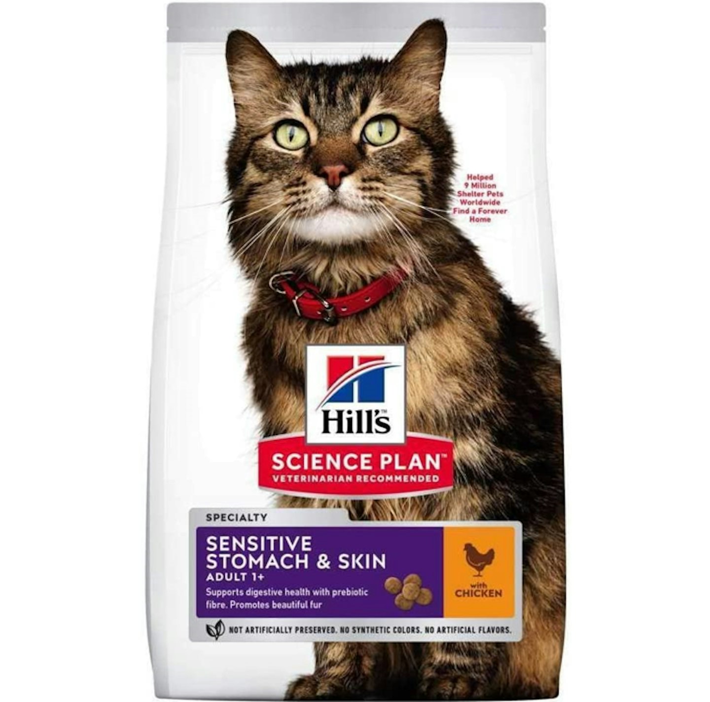 Hill's Science Plan Sensitive Stomach and Skin Dry Adult Cat Food 1.5kg