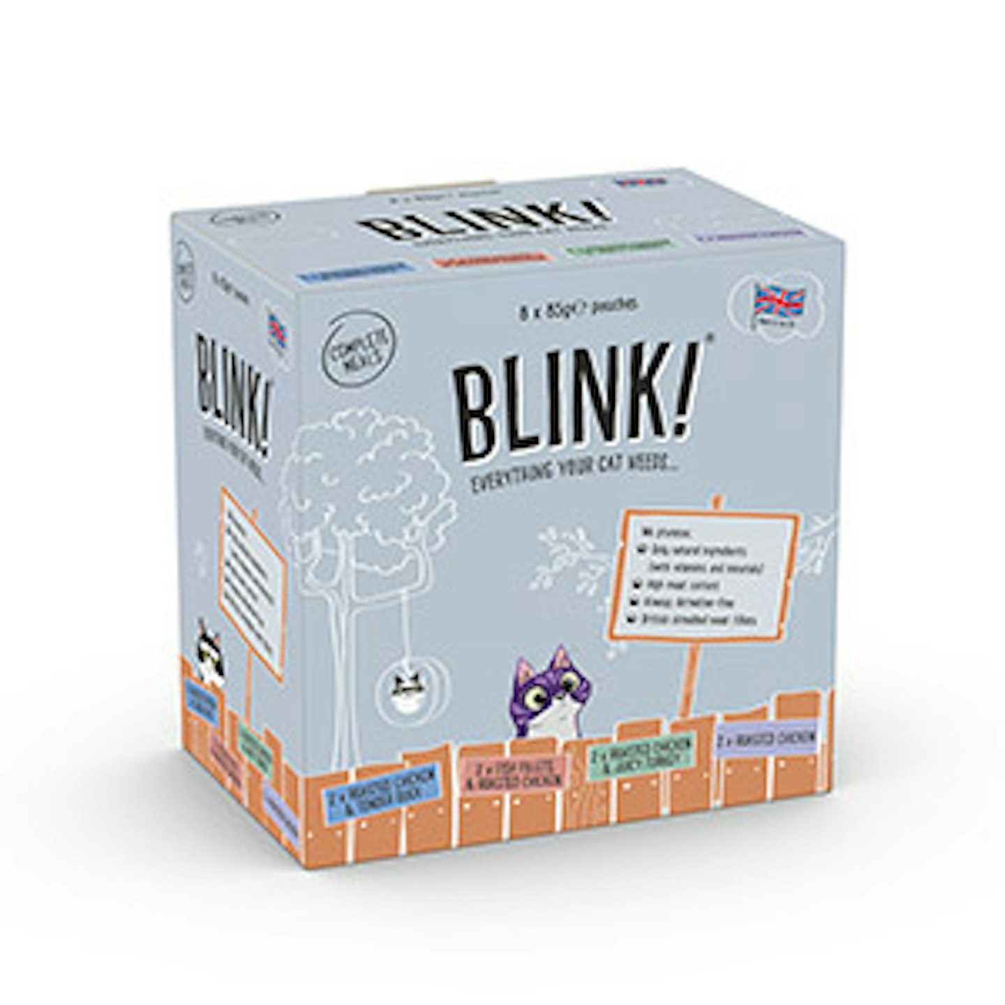 Blink Chicken Selection Variety Pack Wet Cat Food 8 x 85g