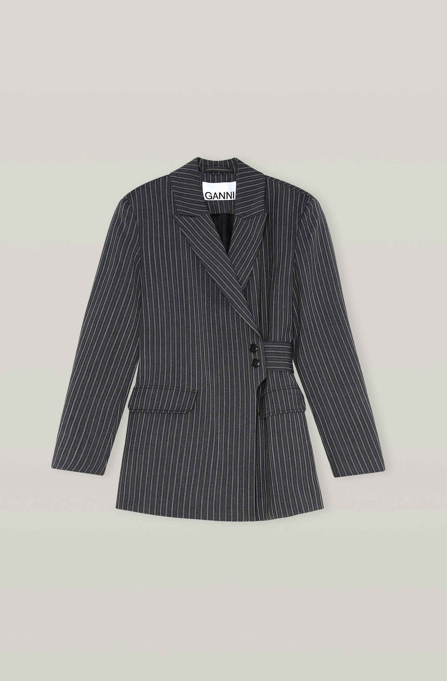 Ganni, Stripe Suiting Blazer, £425