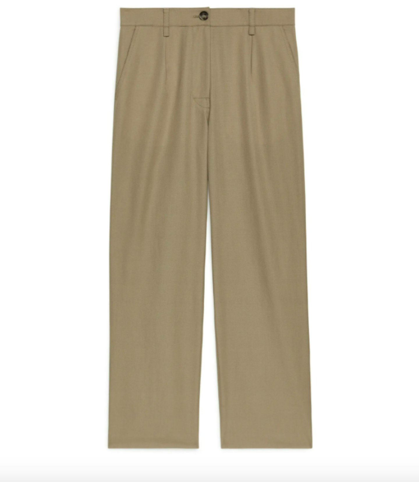 Arket, Straight Wool-Blend Trousers, WAS £89 NOW £45