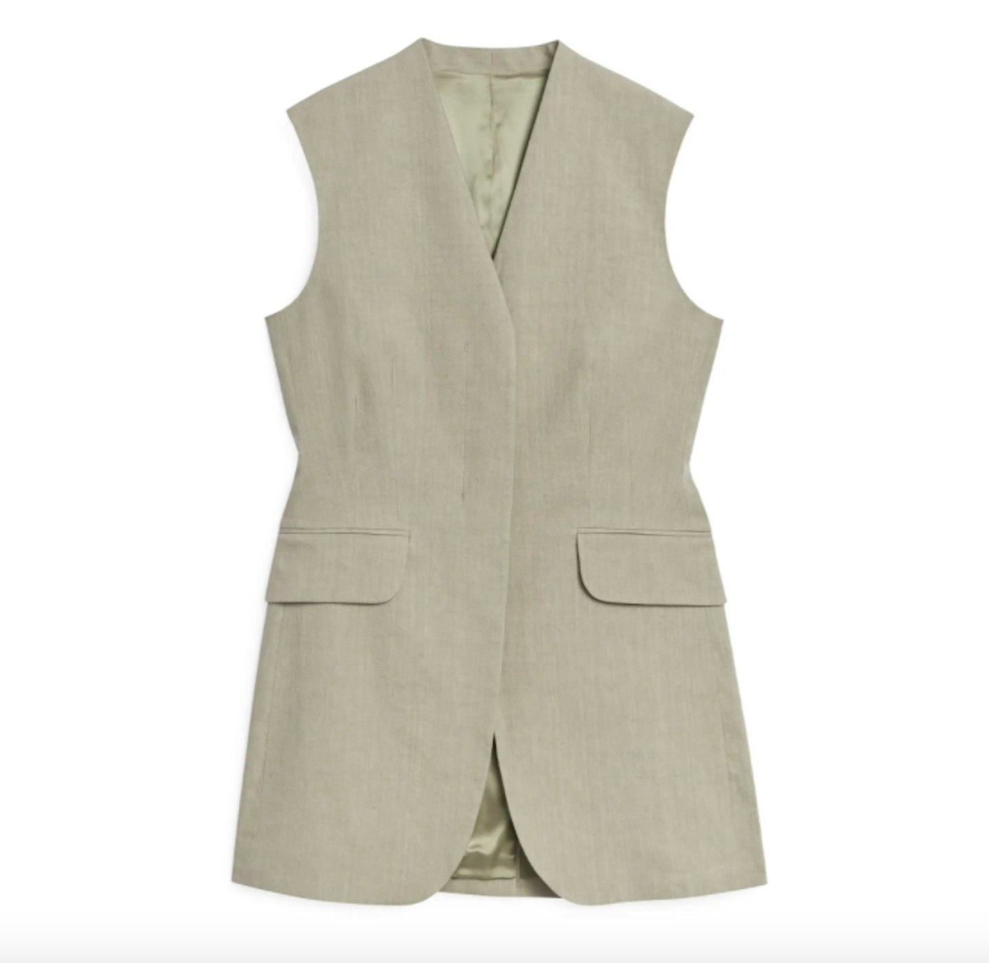 Arket, Linen-Blend Waistcoat, WAS £89 NOW £44