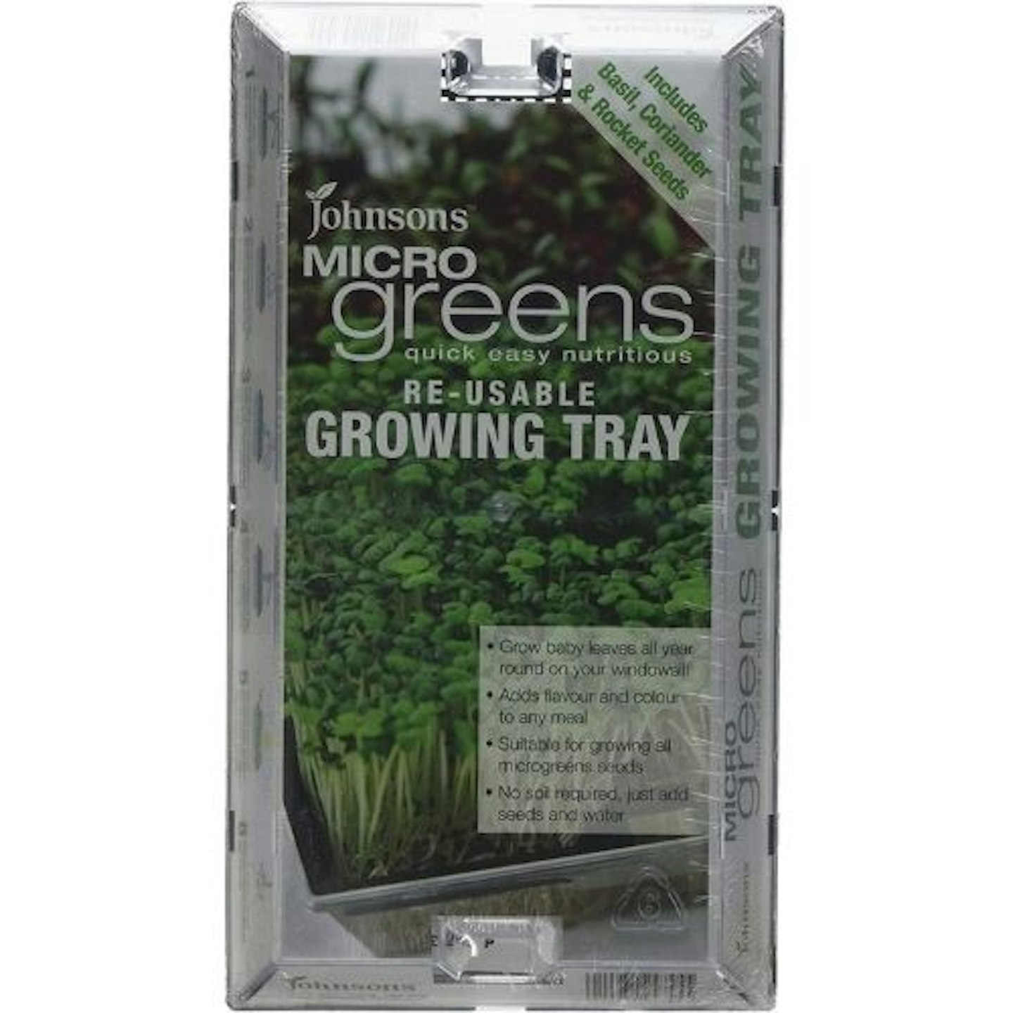 Mr Fothergill's 24725 Microgreens Growing Kit and 3 Packets of Seeds