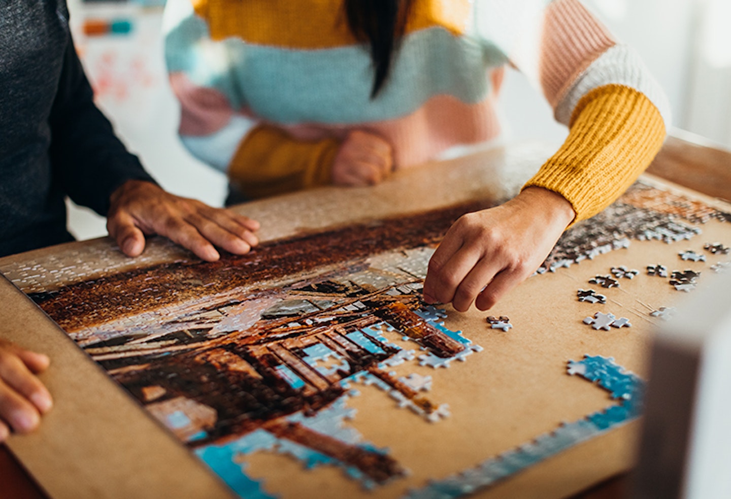 This Puzzle Table Is a Jigsaw Lover's Dream Setup