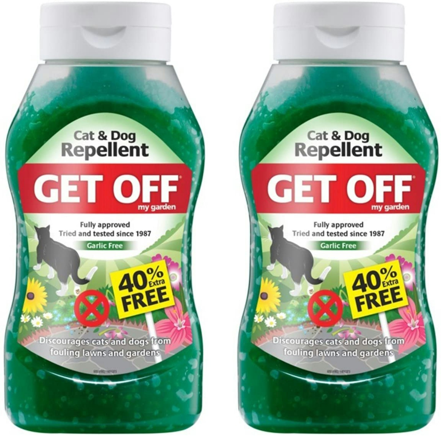 2 x Get Off My Garden Cat & Dog Repellent 460g
