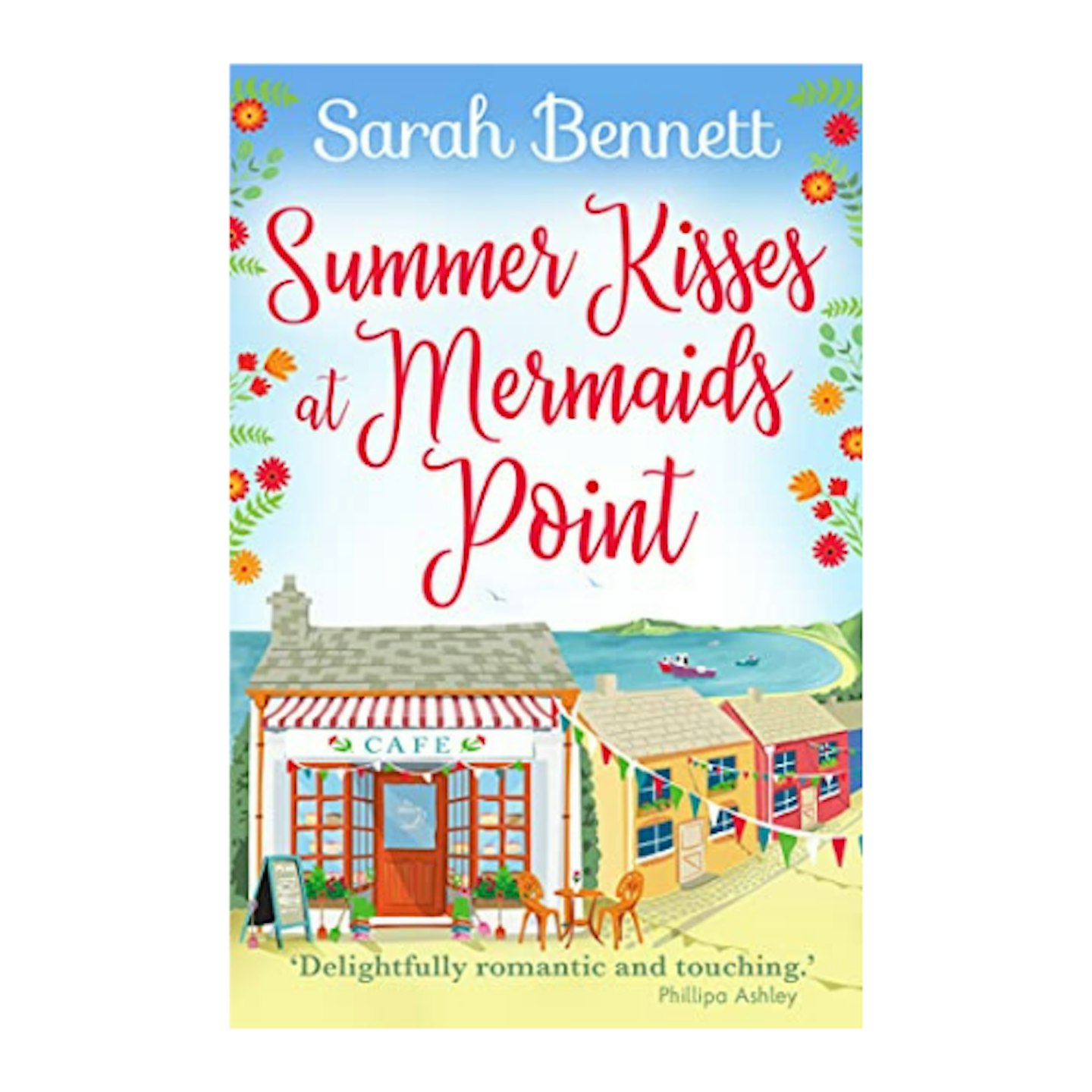 Summer Kisses at Mermaids Point by Sarah Bennett on white background