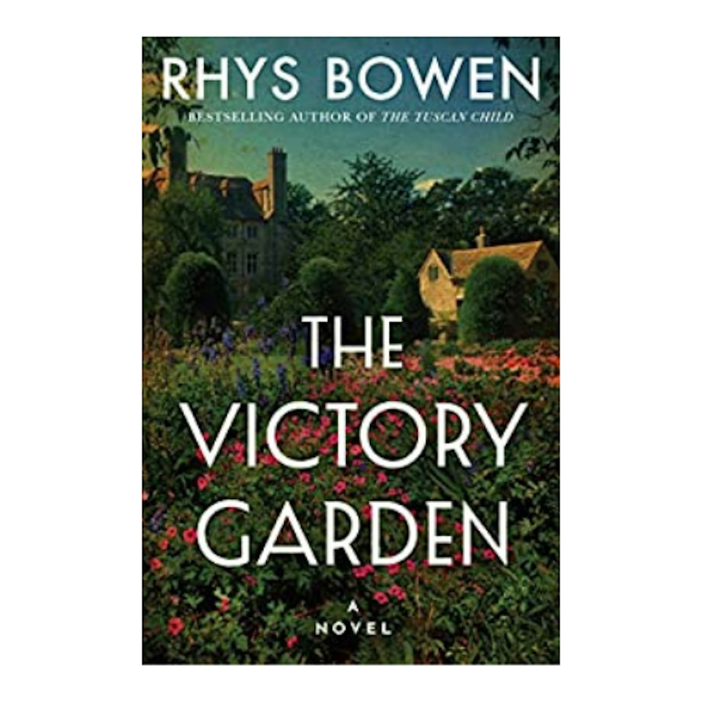 The Victory Garden by Rhys Bowen on white background