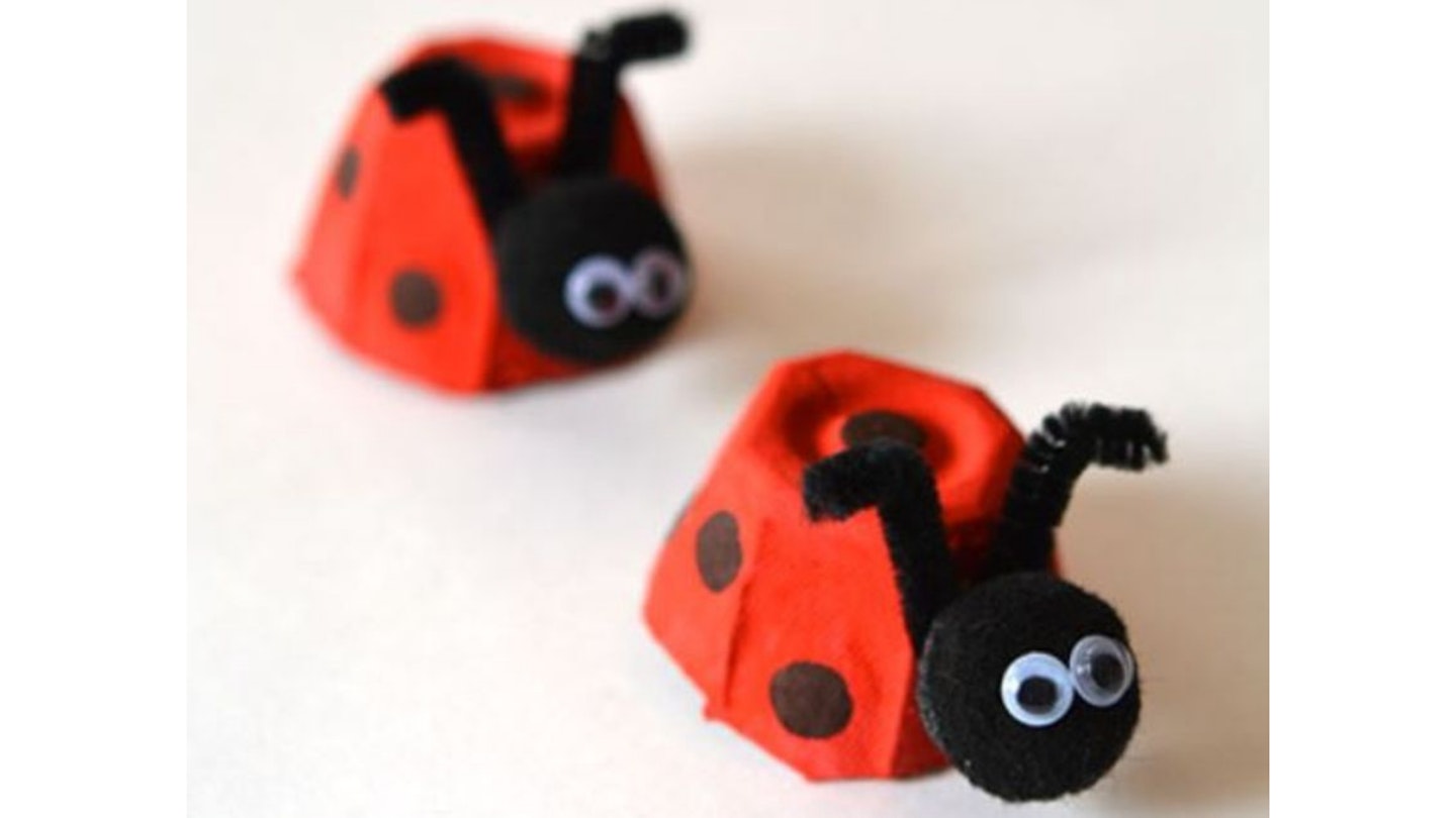 egg carton ladybird