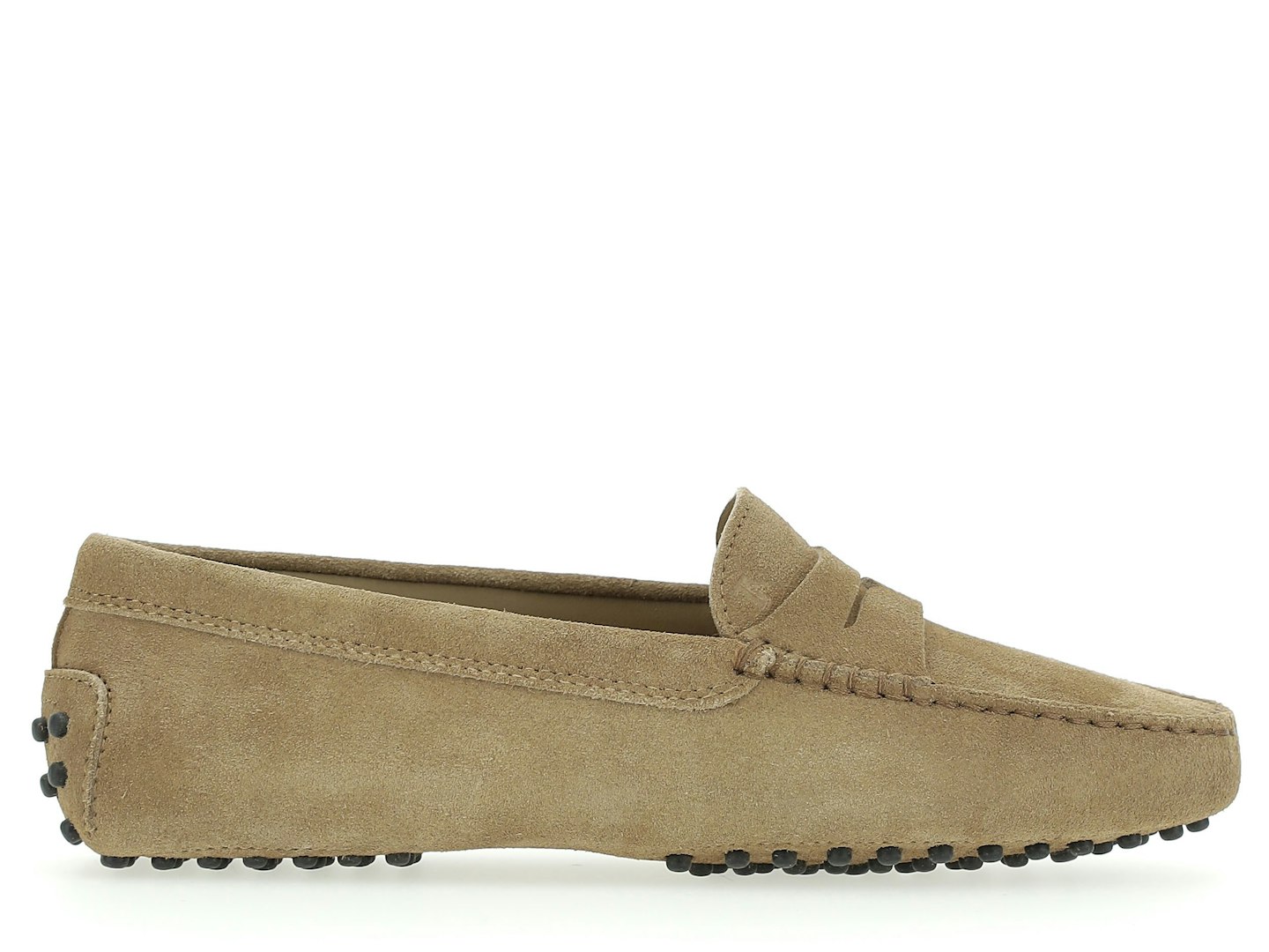 Tod's, Gommino Driving Shoes In Suede Brown, £360