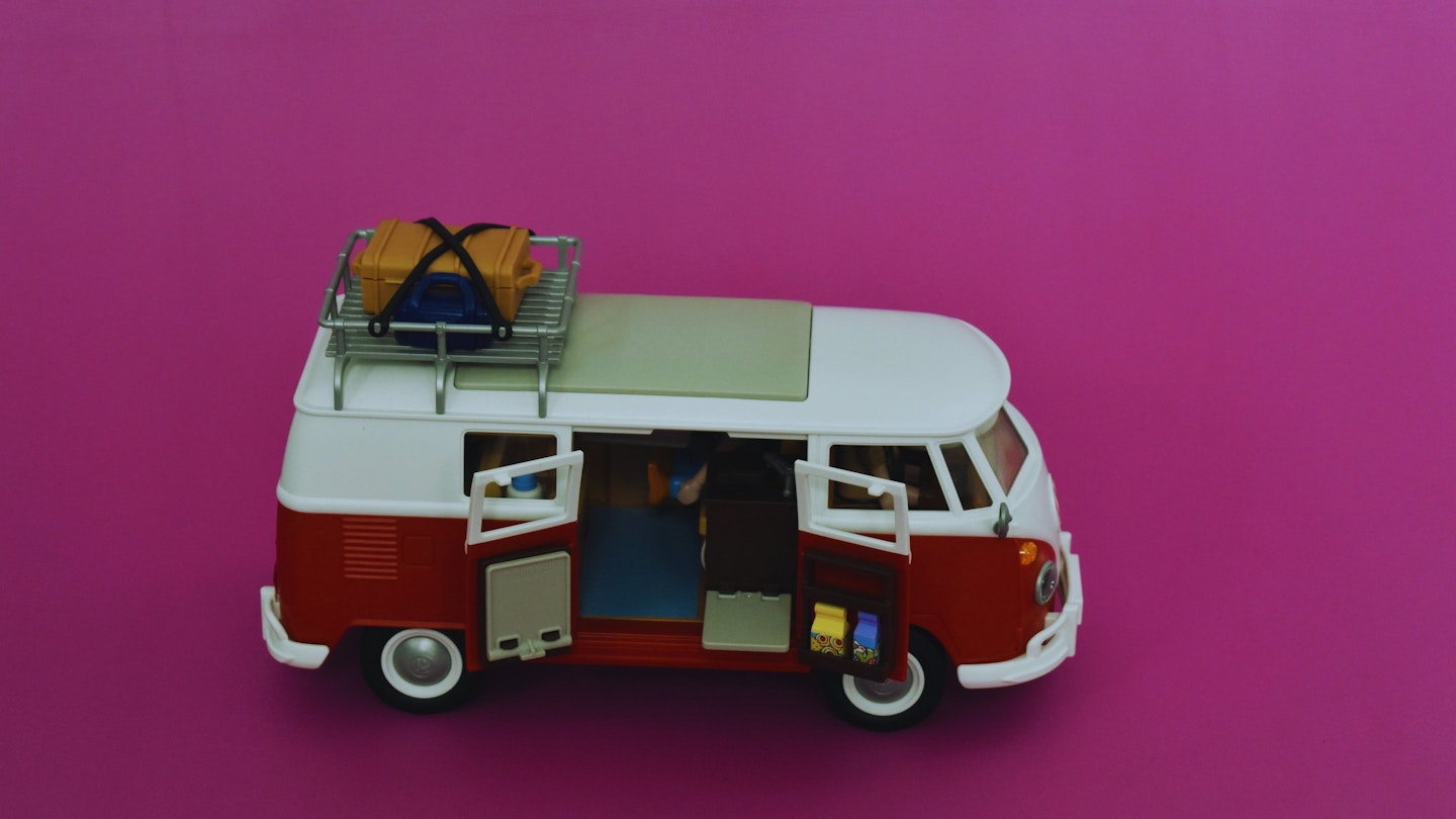 A Playmobil VW T1 Camping Bus
