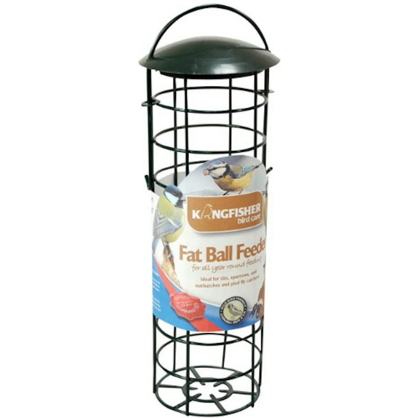 Kingfisher BF029 Green Standard Suet Fat Ball Bird Feeder