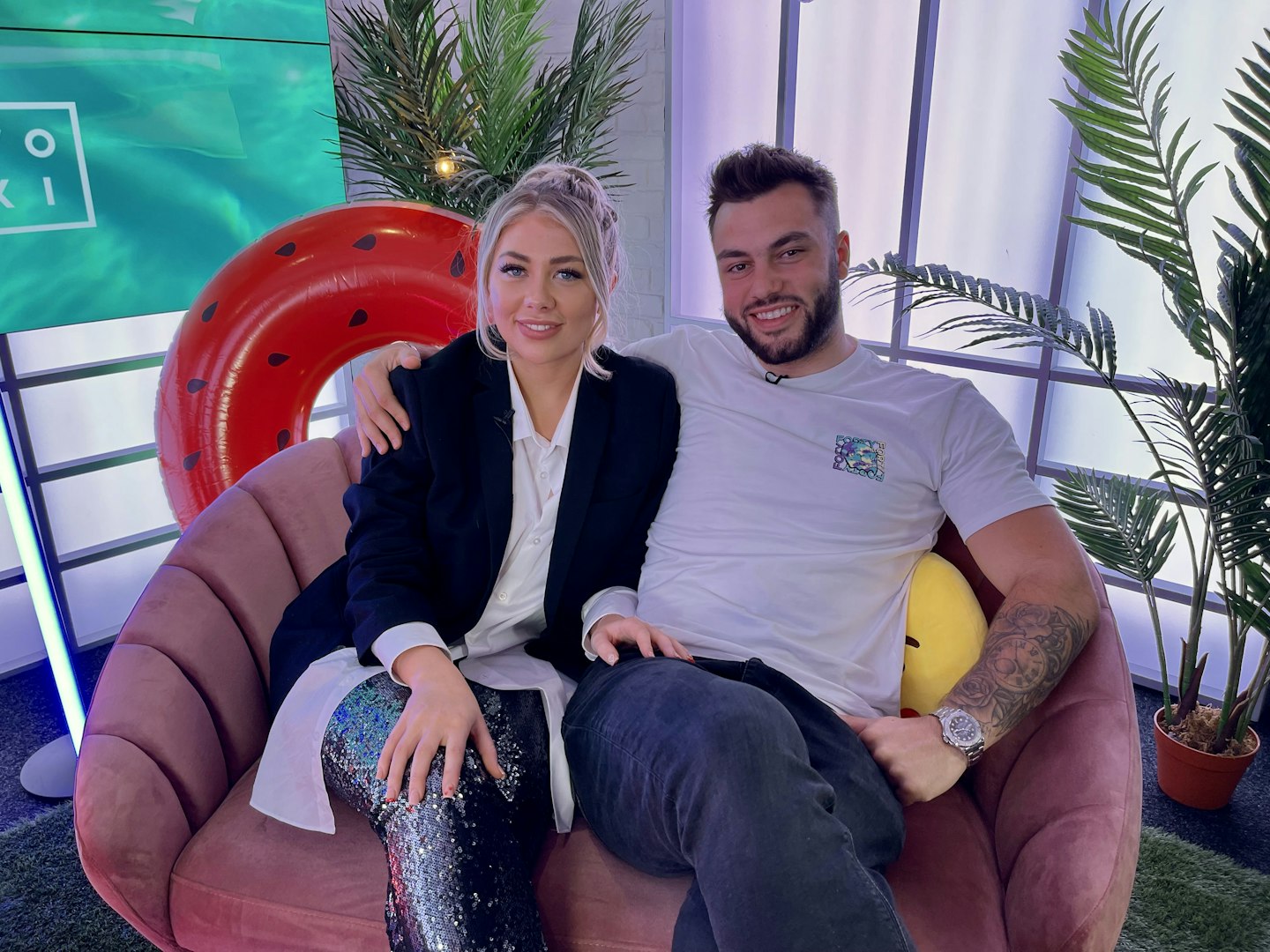 Love Island's Finn Tapp and Paige Turley