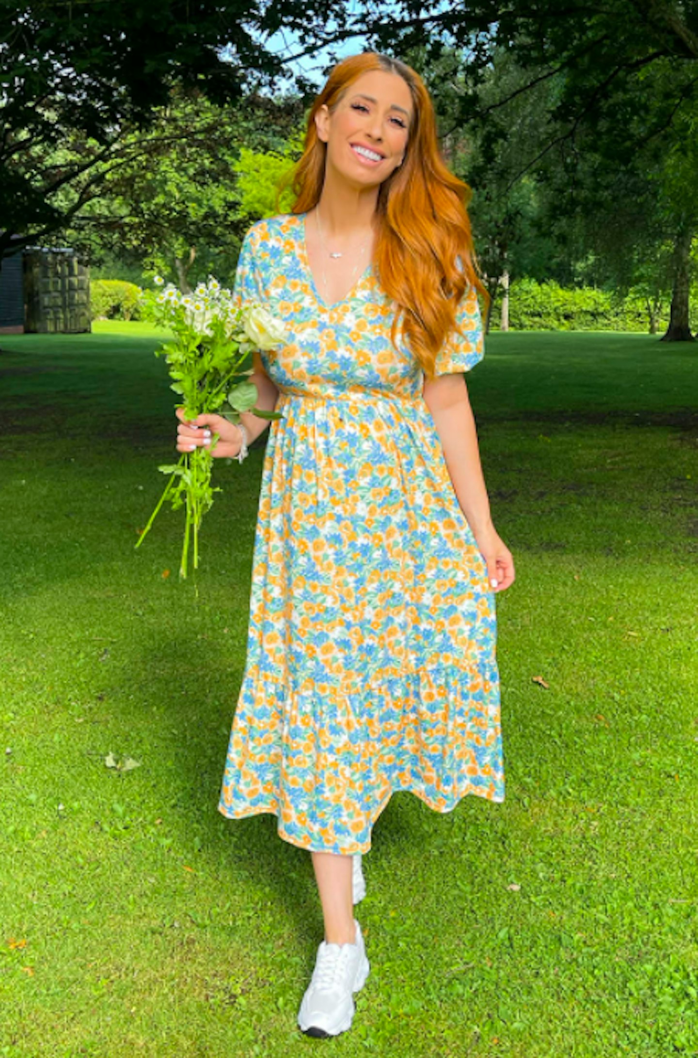 Stacey Solomon Floral Print Maxi Dress