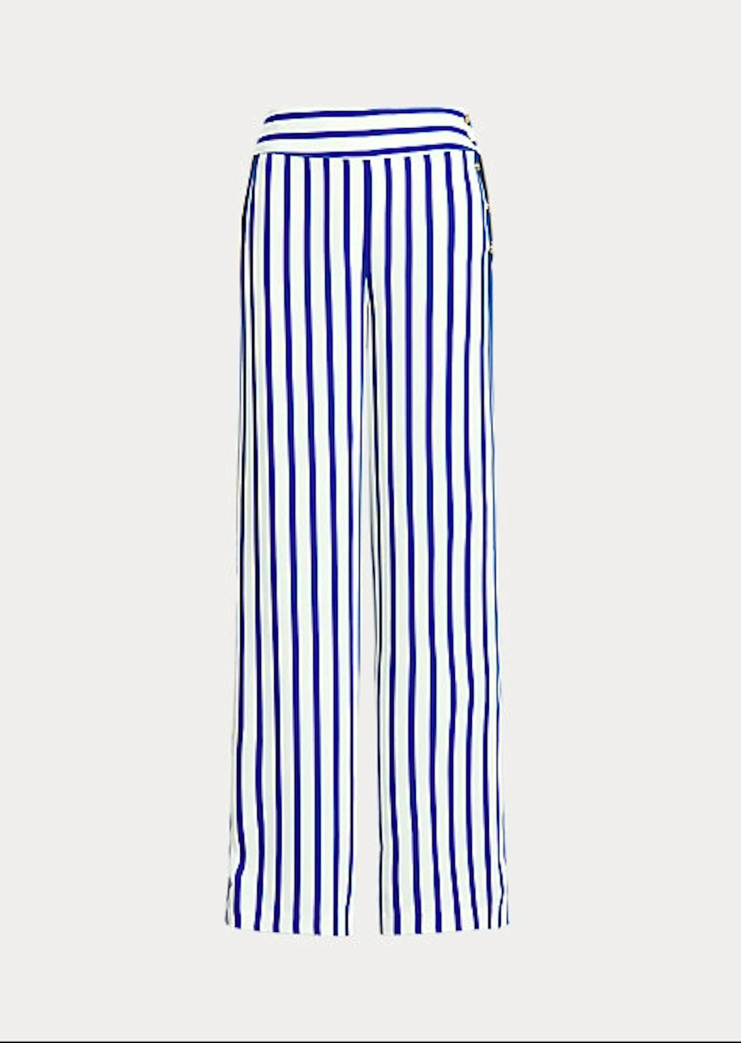 Striped Satin Wide Leg Trousers, £169
