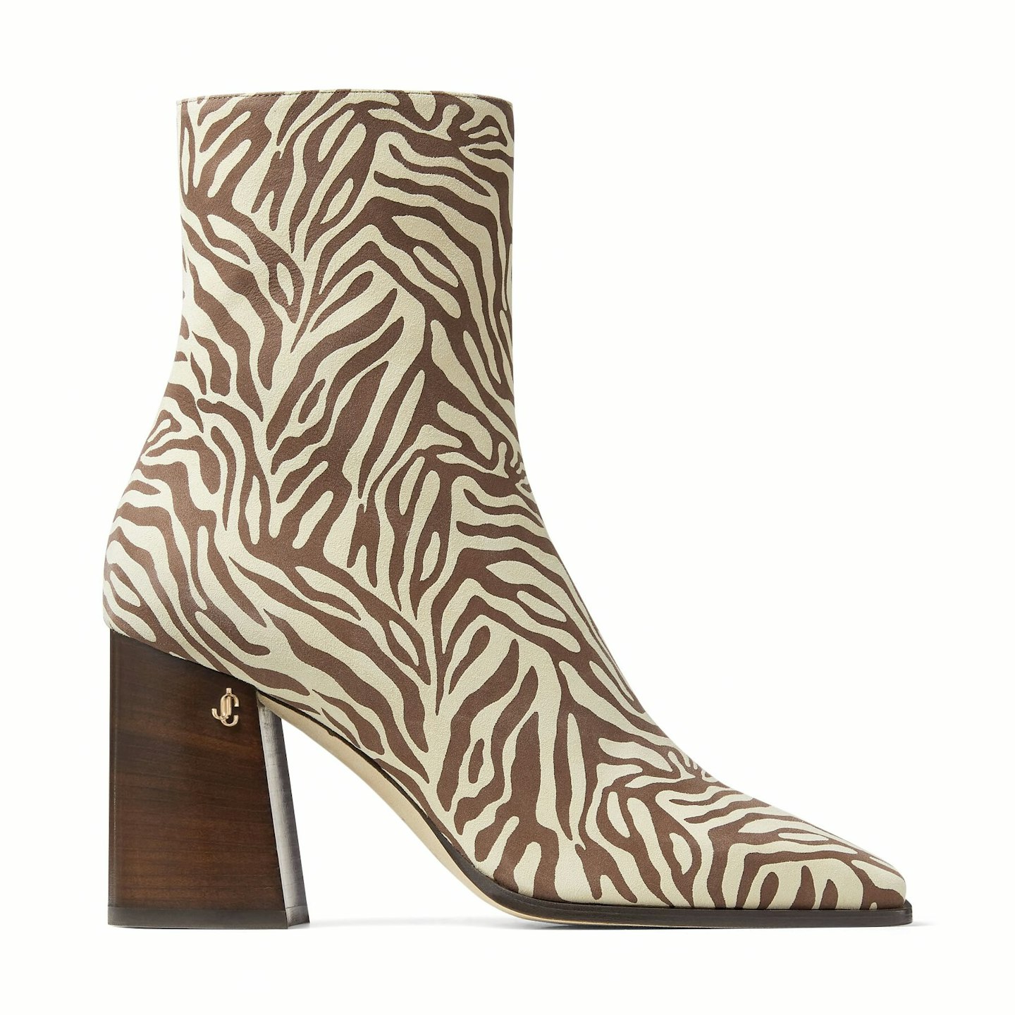 Jimmy Choo, Bryelle Quartz Mix Animal Graphic Printed Leather Ankle Boots, £775