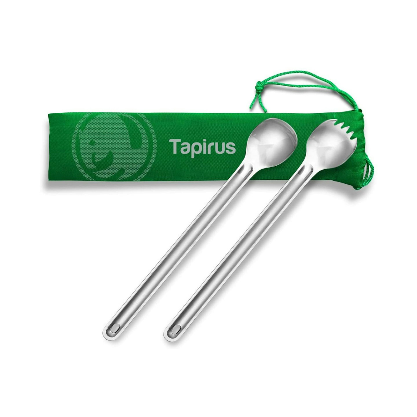 Tapirus Long Handle Spoon and Spork Set