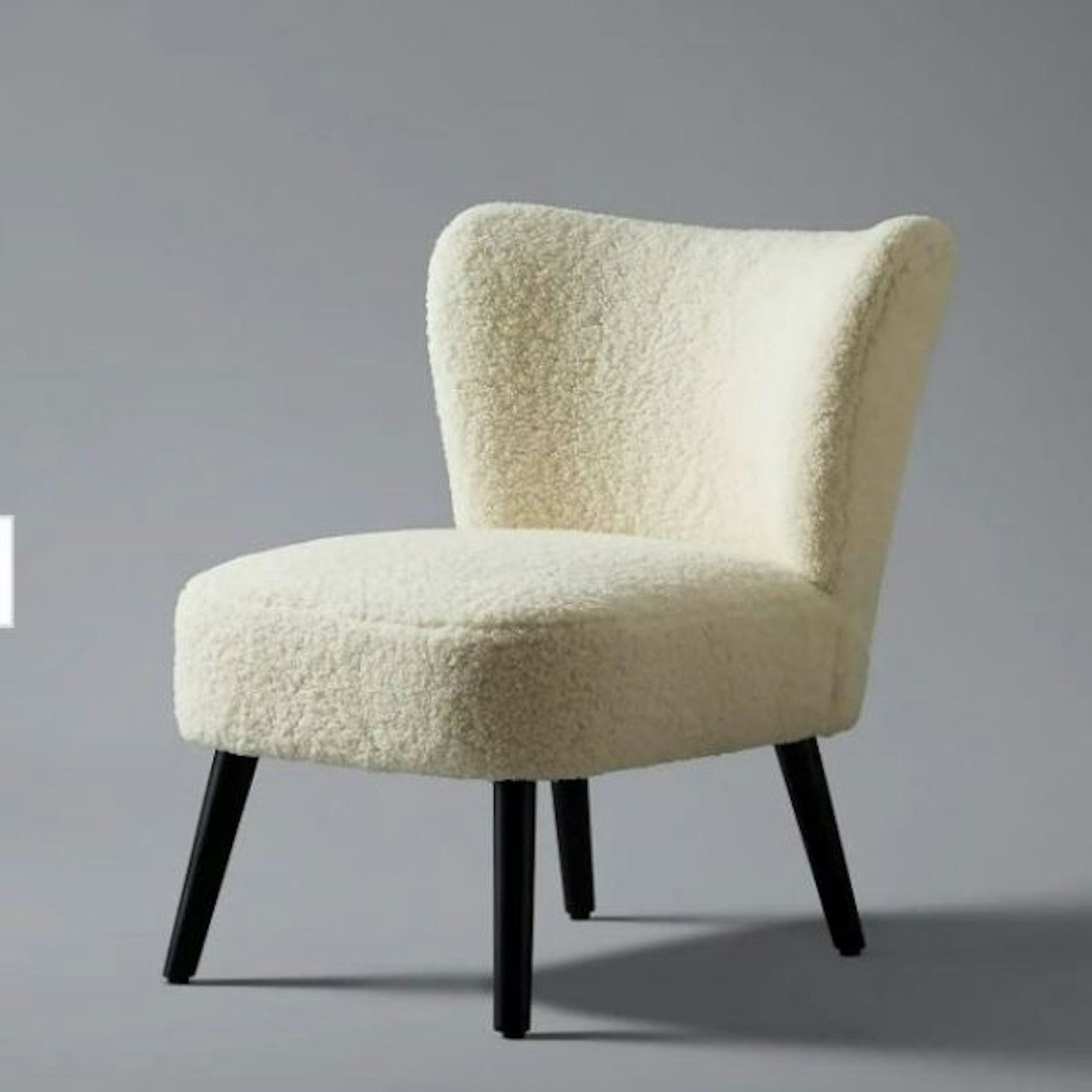 Sean Boucle Occasional Chair - Cream