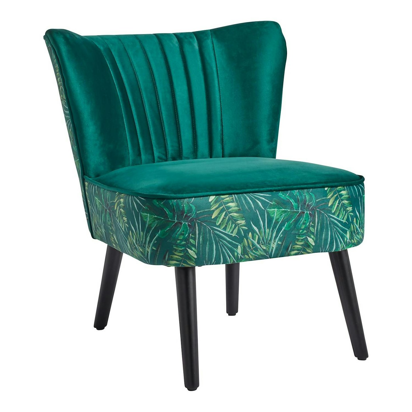 Jessica Jungle Print Occasional Chair - Green