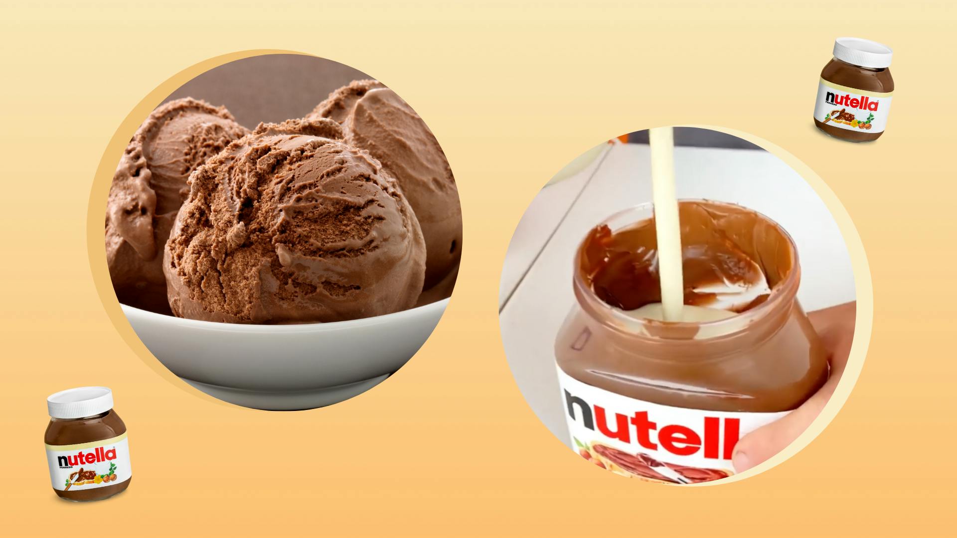 Enjoy Nutella ice cream all summer long with this super simple recipe