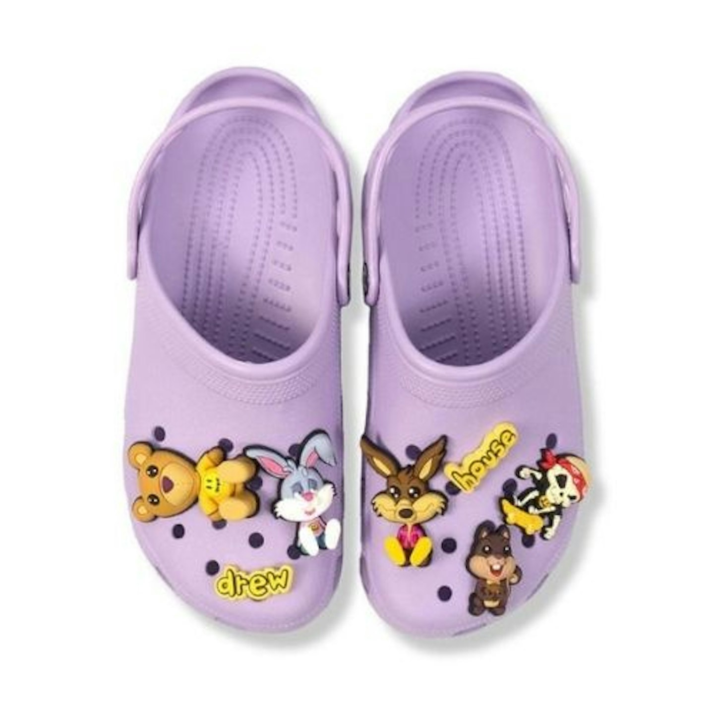 Crocs Classic Clog Justin Bieber with drew house 2 Lavender