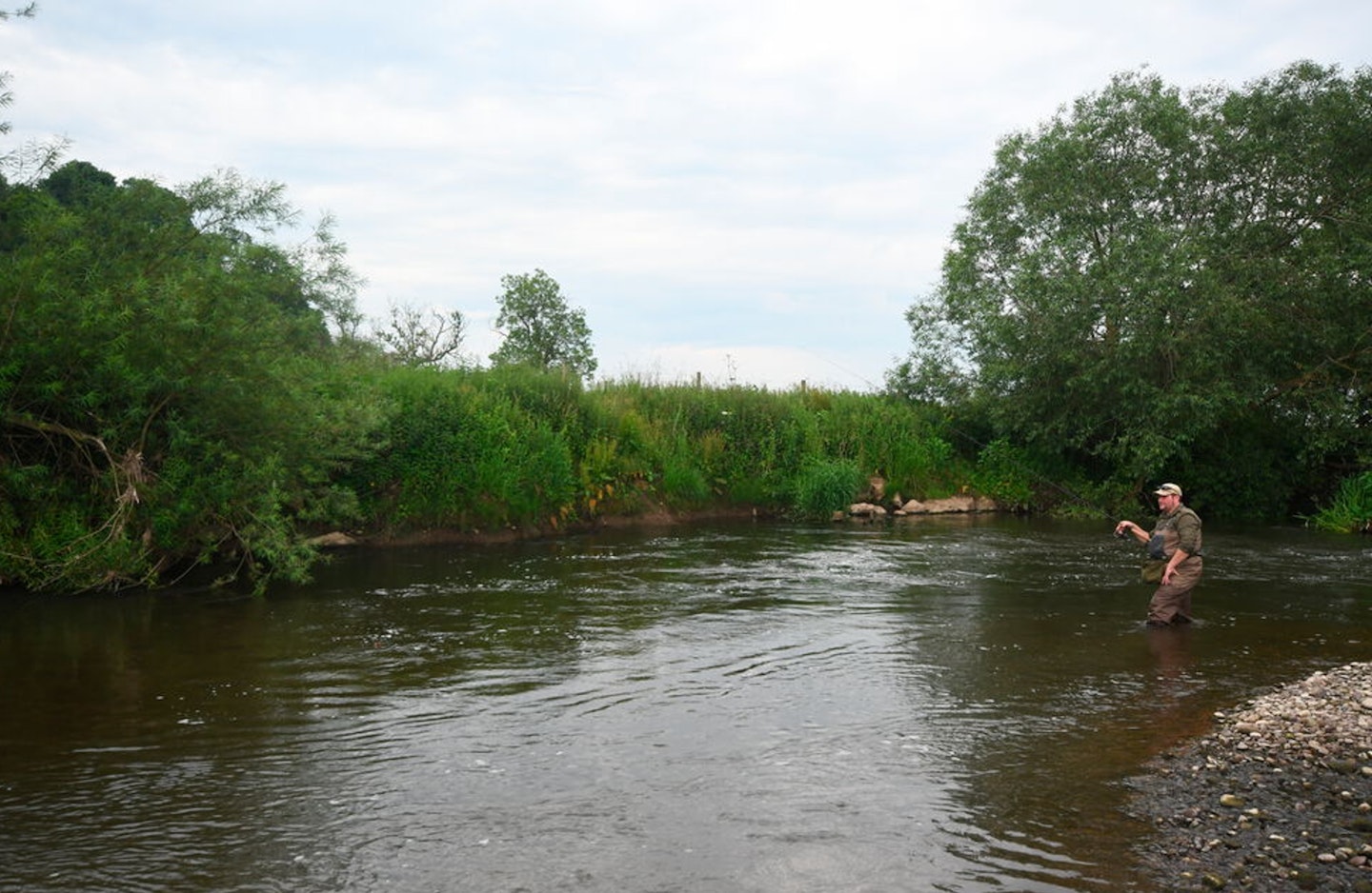 Swims with overhanging bushes or sunken trees are always worth investigating