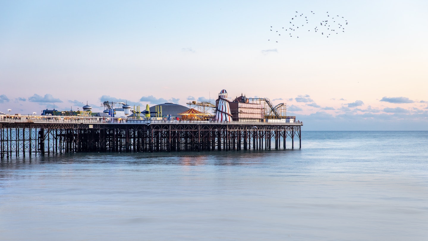 Brighton Pier in winter