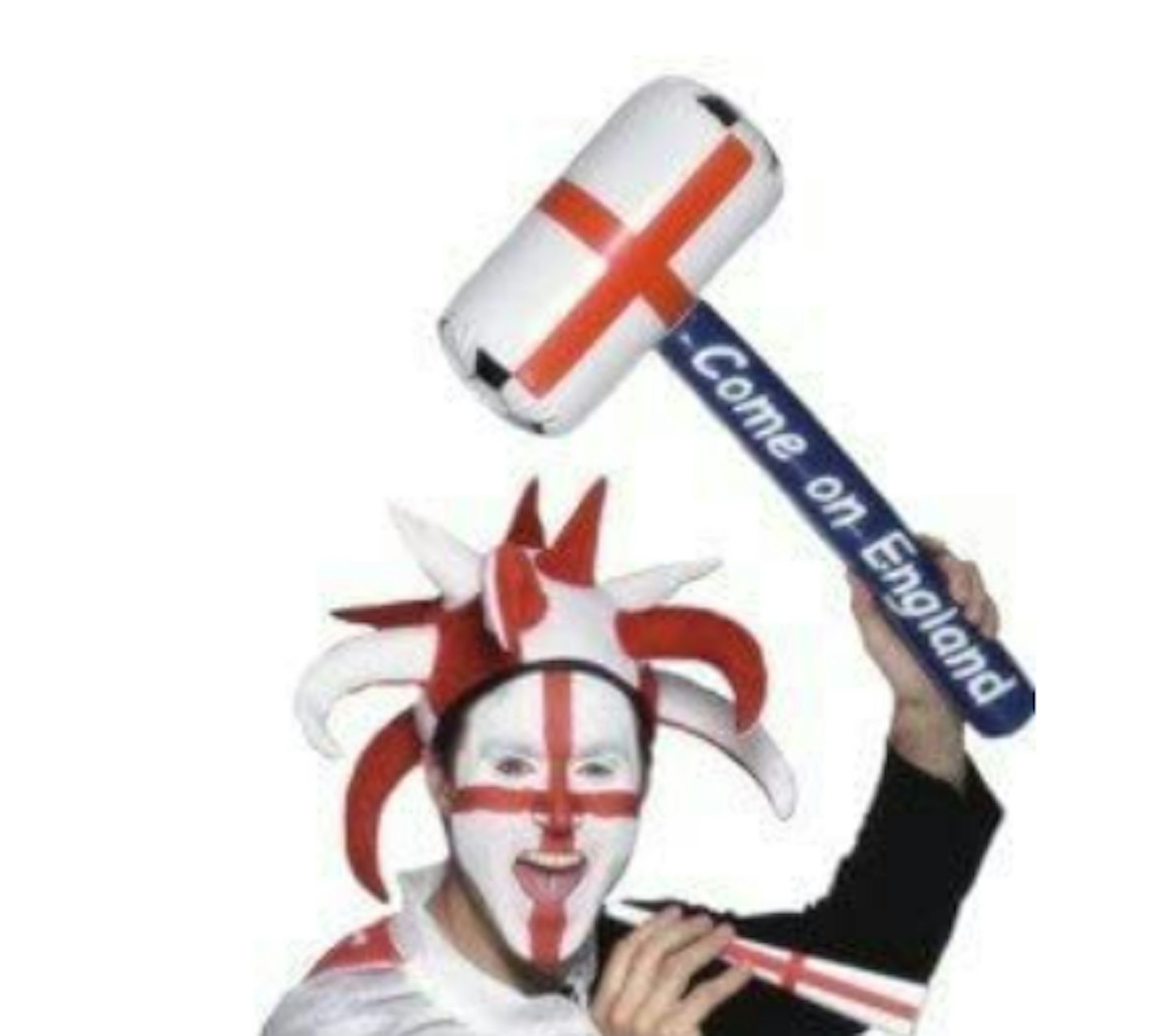 Inflatable 'COME ON ENGLAND!' Hammer for England
