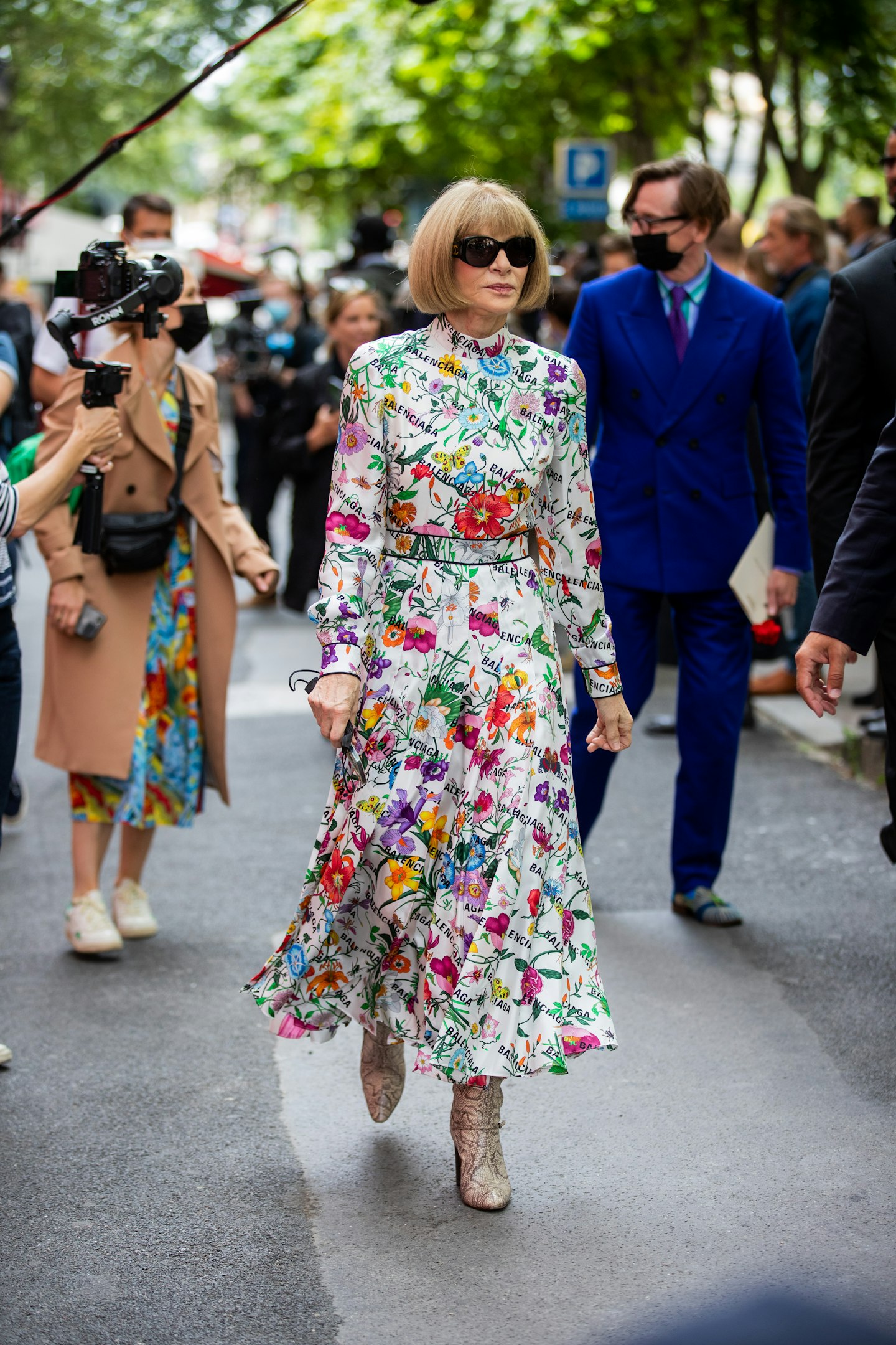 Anna Wintour at Haute Couture Fall/Winter 2021/2022