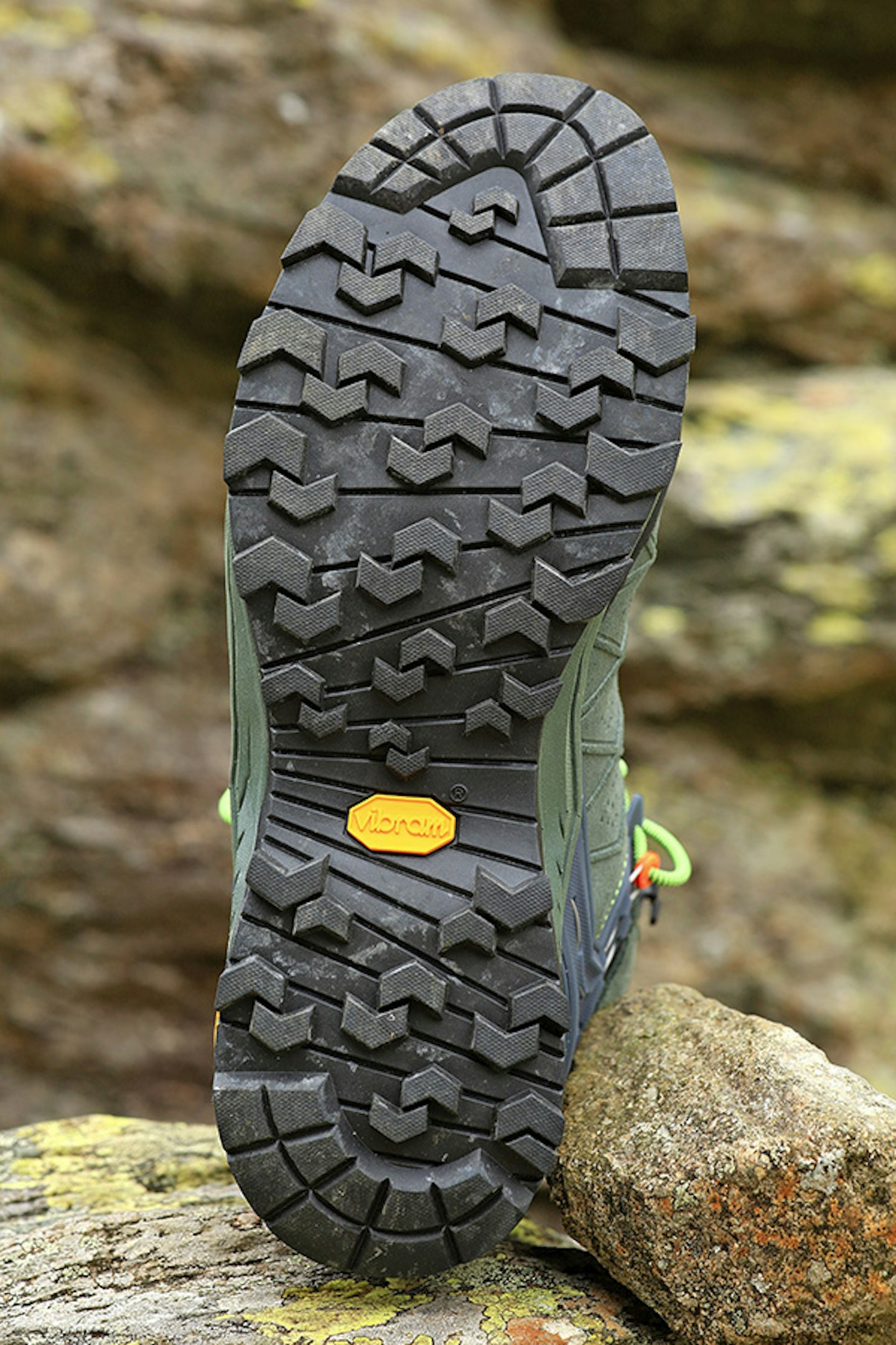 The Vibram Alpine Hiking outsole