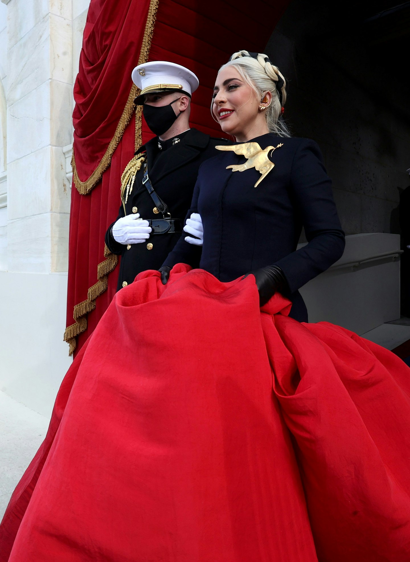 Lady Gaga on Inauguration Day 