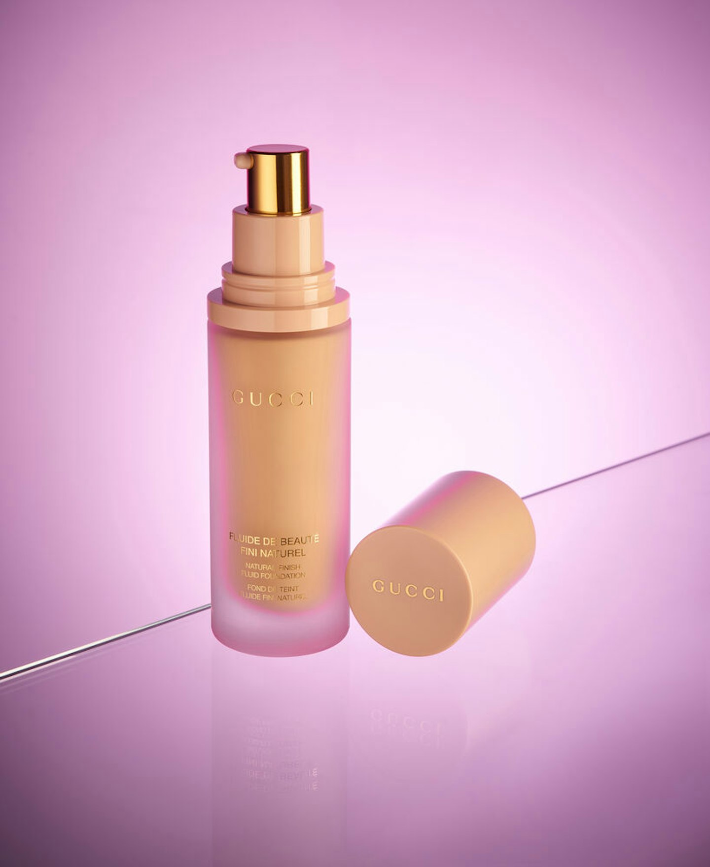 The Unbeatable Summer Base: Gucci Fluide De Beautu00e9 Fini Naturel Foundation available in 40 shades, £46