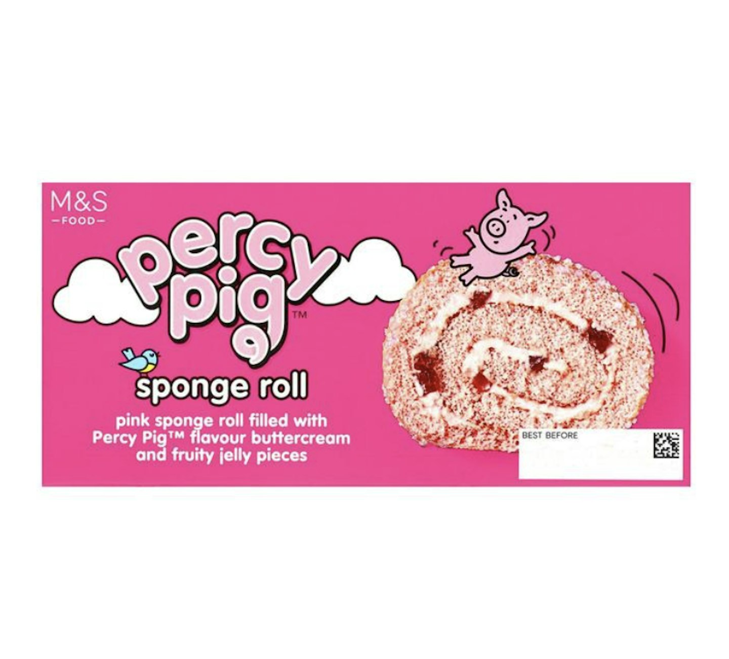 M&S Percy Pig Sponge Roll
