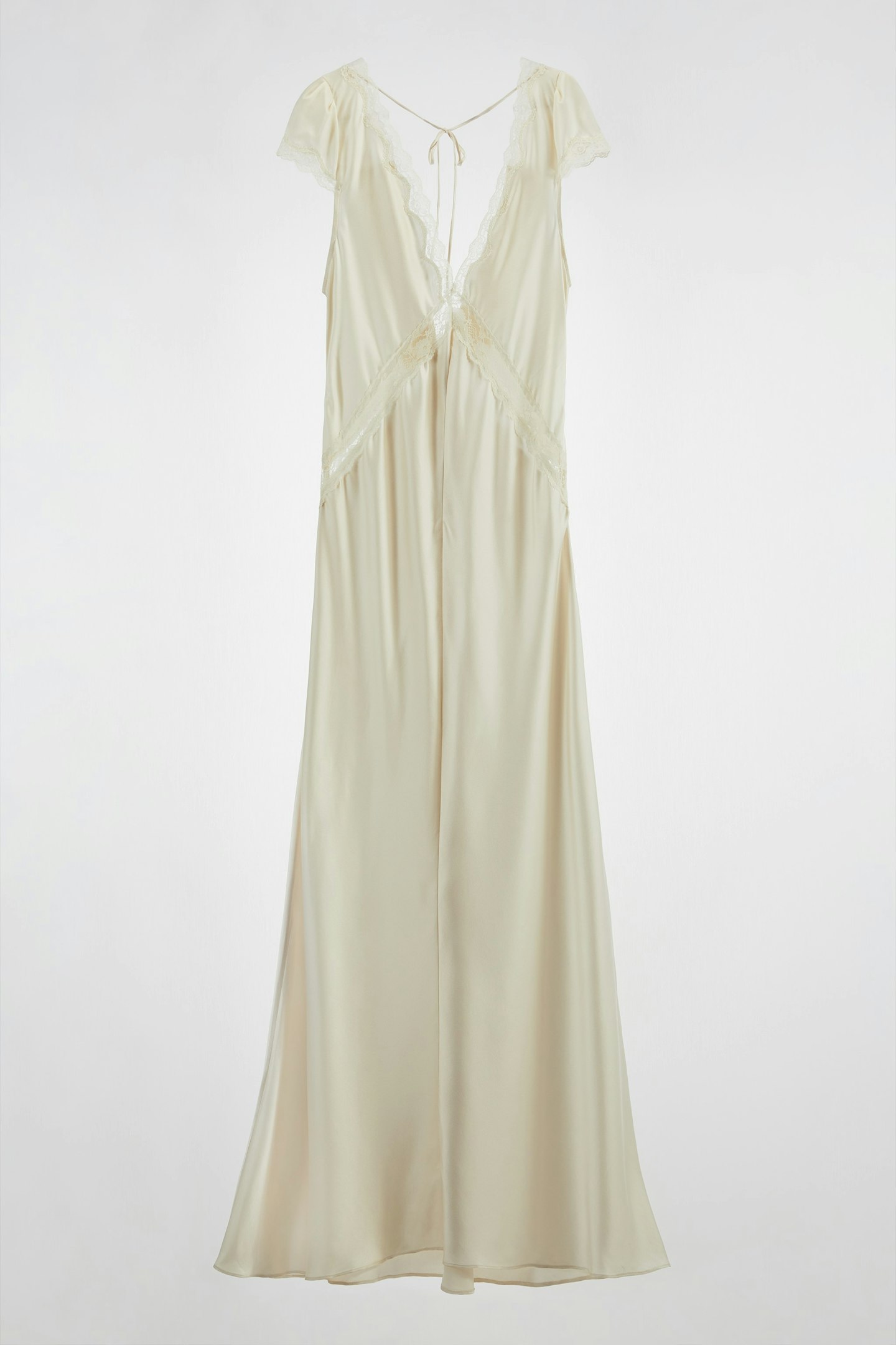 Zara, Long Silk Bridal Dress, £159