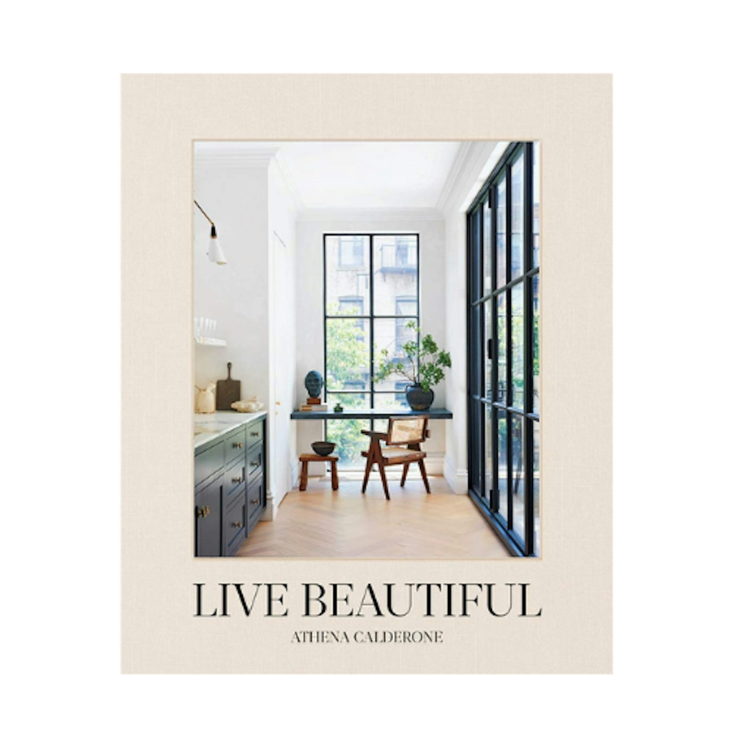 Live Beautiful on white background
