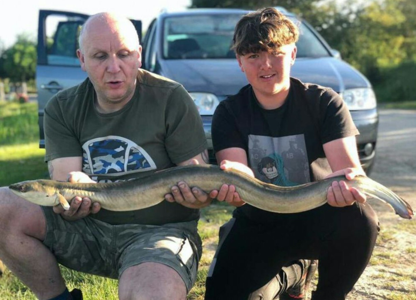 “I’ve never caught an eel before, and to be honest, I never intended to!”