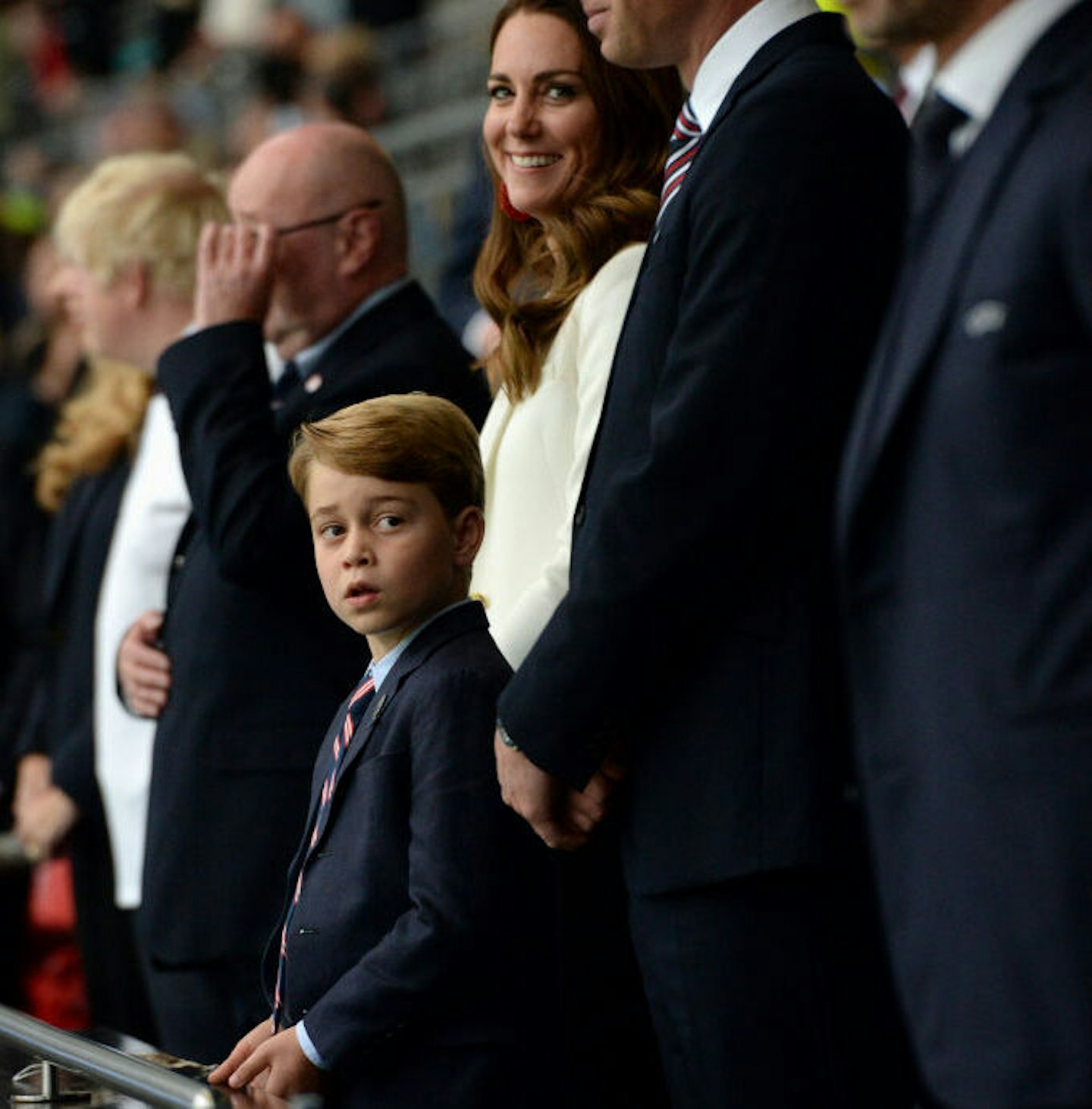 Prince George at the Italy V England Euros Final