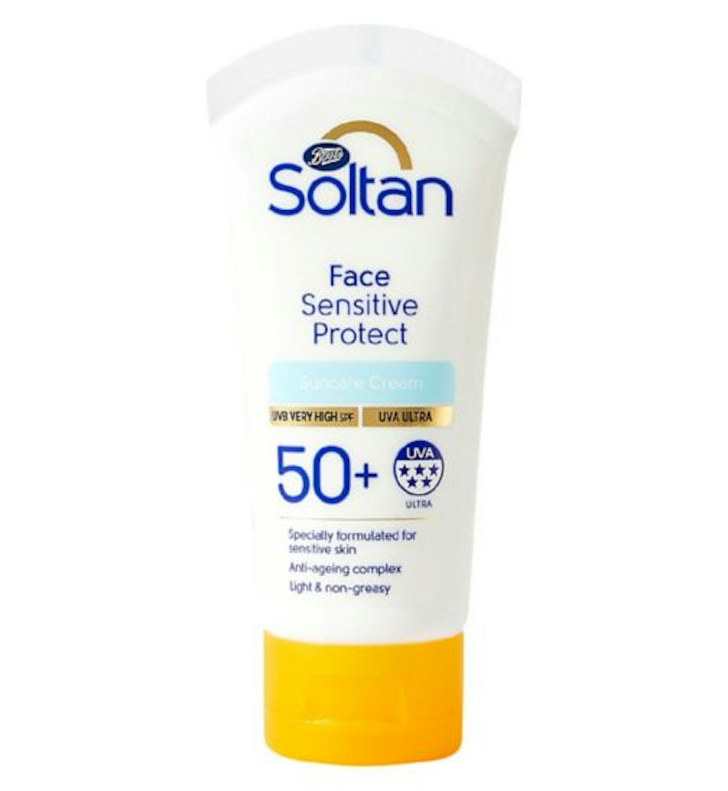 offer Soltan Sensitive Face Cream SPF50+ 50ml, £6.50