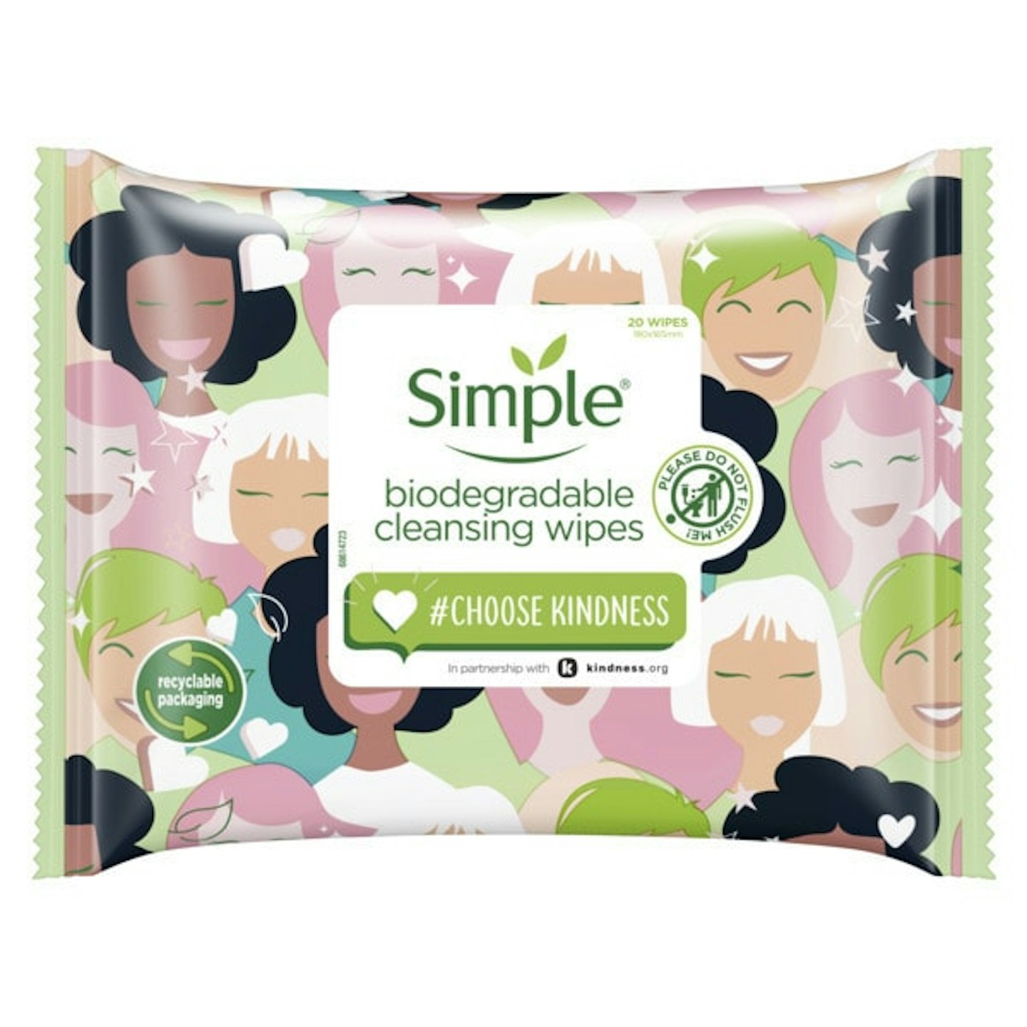 Simple x Kindness Biodegradable Cleansing Wipes
