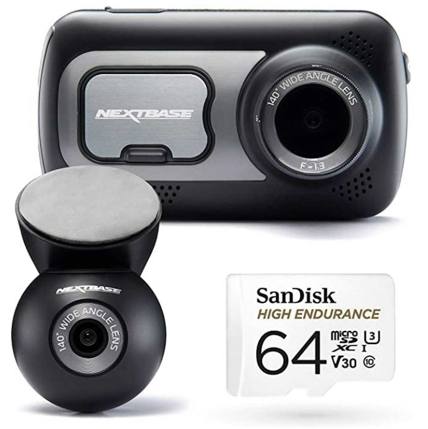 Nextbase 522GW Dash Cam Front and Rear Camera