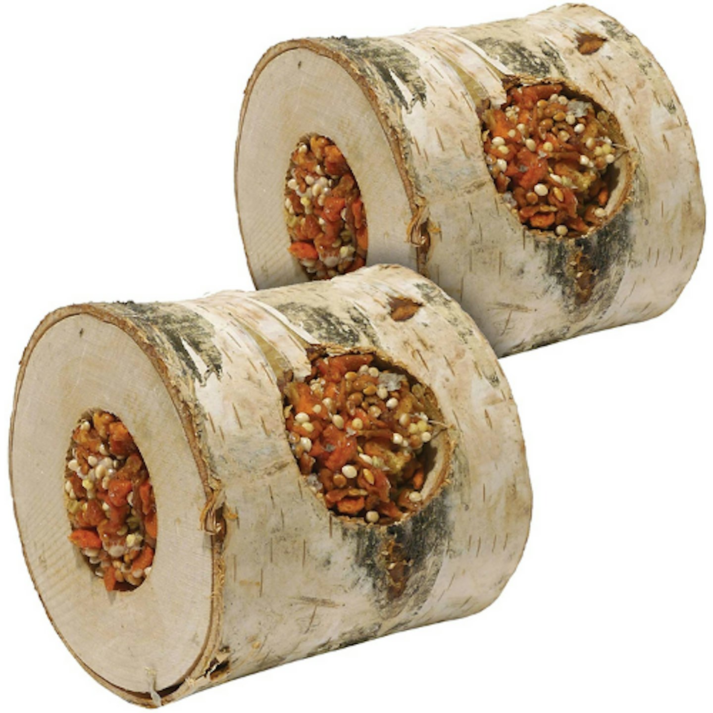 Rosewood Boredom Breaker Natural Treat Nibble Woodroll Carrot (Pack of 2)