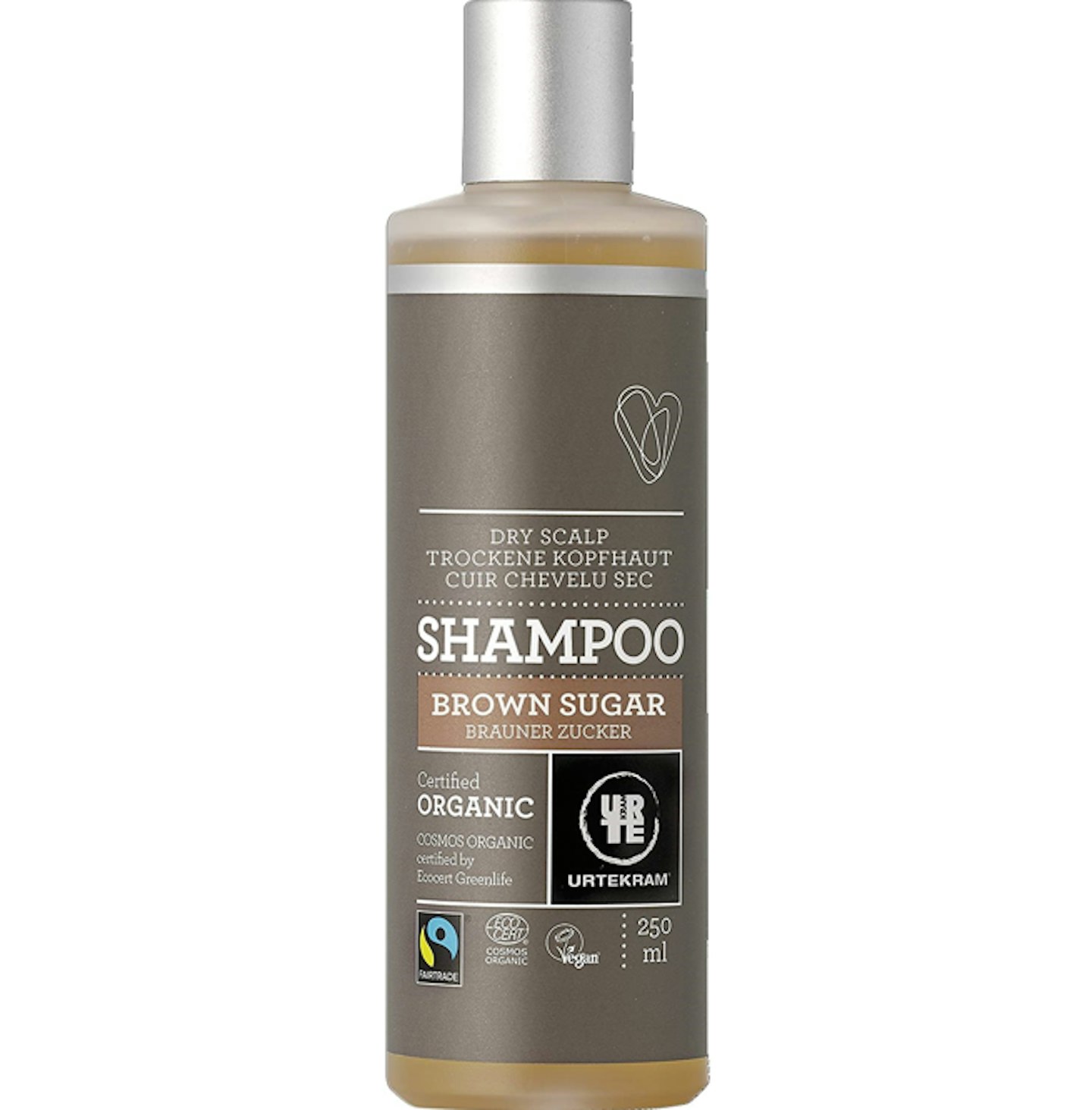 Urtekram Organic Fairtrade Brown Sugar Shampoo 250 ml