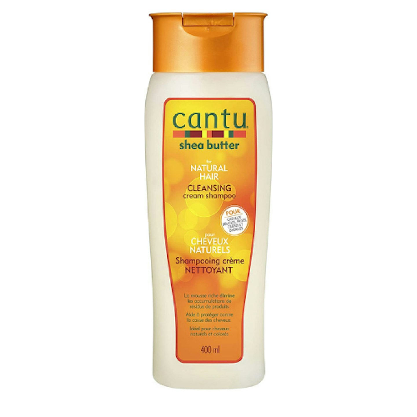 Cantu Shea Butter for Natural Hair Sulfate-Free Cleansing Cream Shampoo on white background