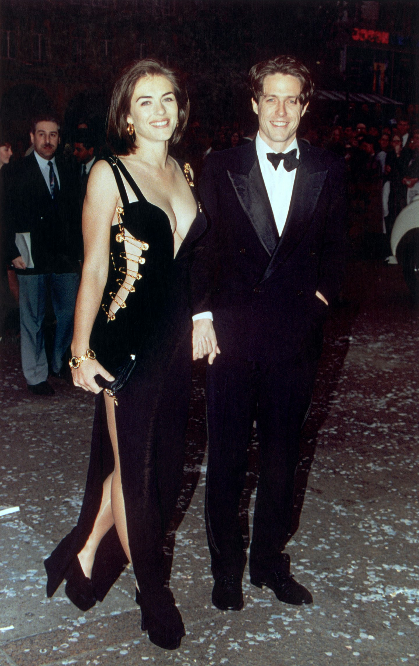 Elizabeth Hurley with Hugh Grant in 1994