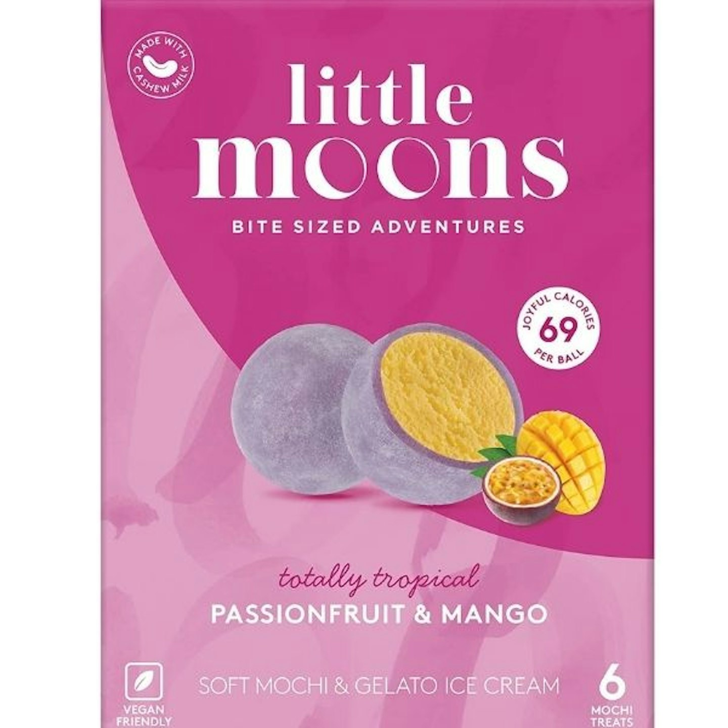 Little Moons 6 Passion Fruit Mango Treats