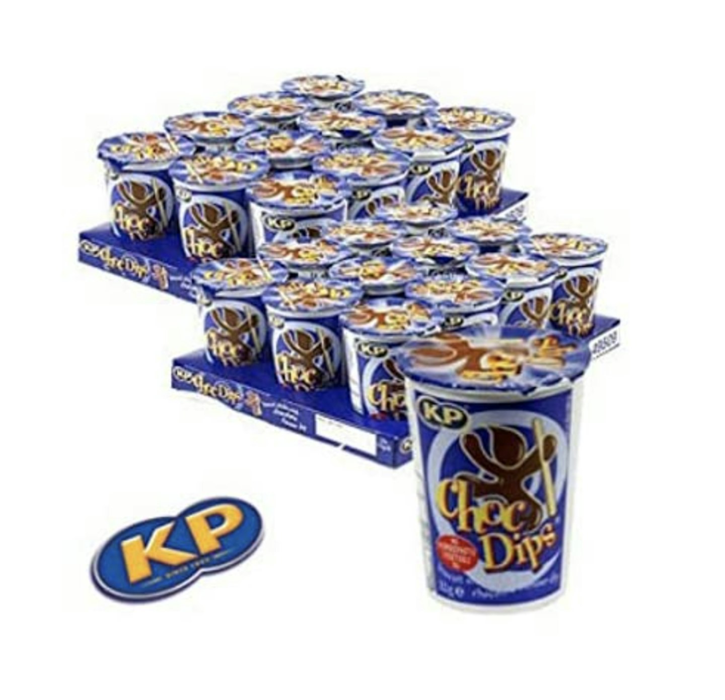 KP Choc Dips Milk Chocolate Case of 24 Pots