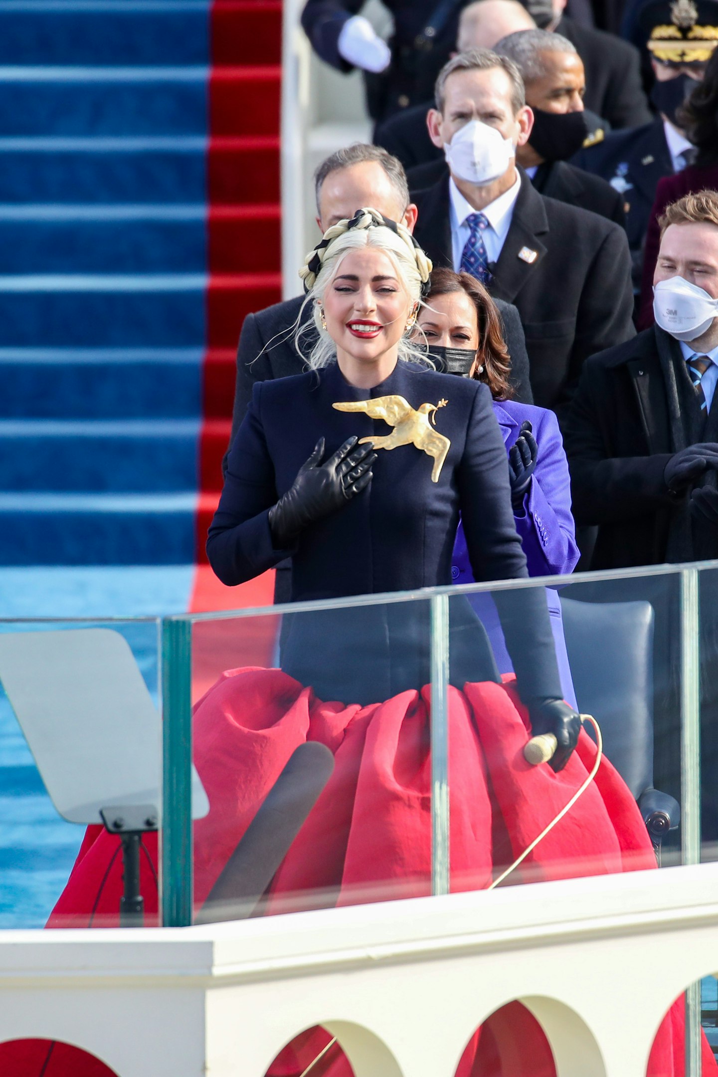 lady gaga schiaparelli inauguration