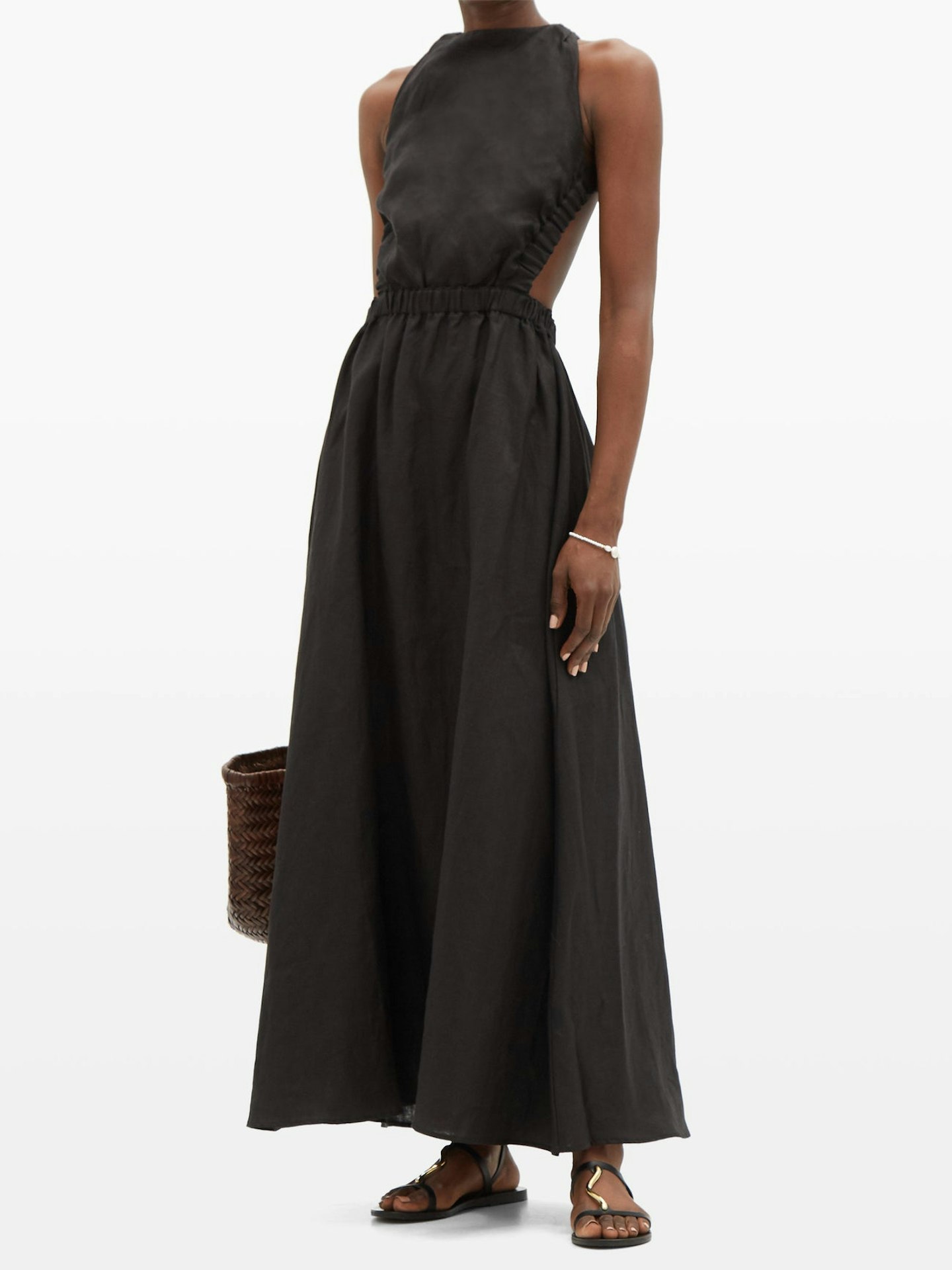 SIR, Crossover Back Linen Midi Dress, £340 at Matchesfashion