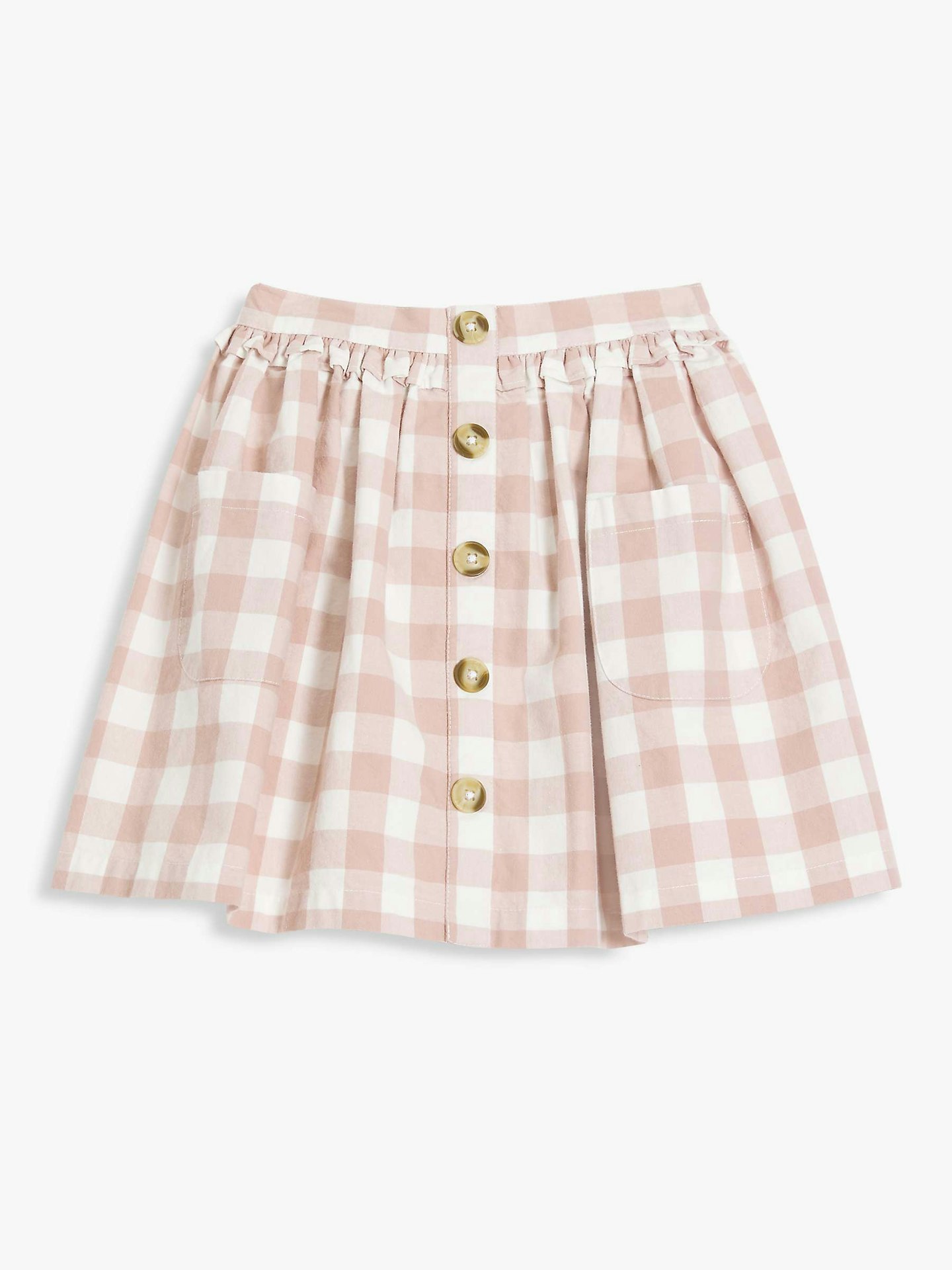 John Lewis & Partners, Children's Gingham Skirt, £9.50