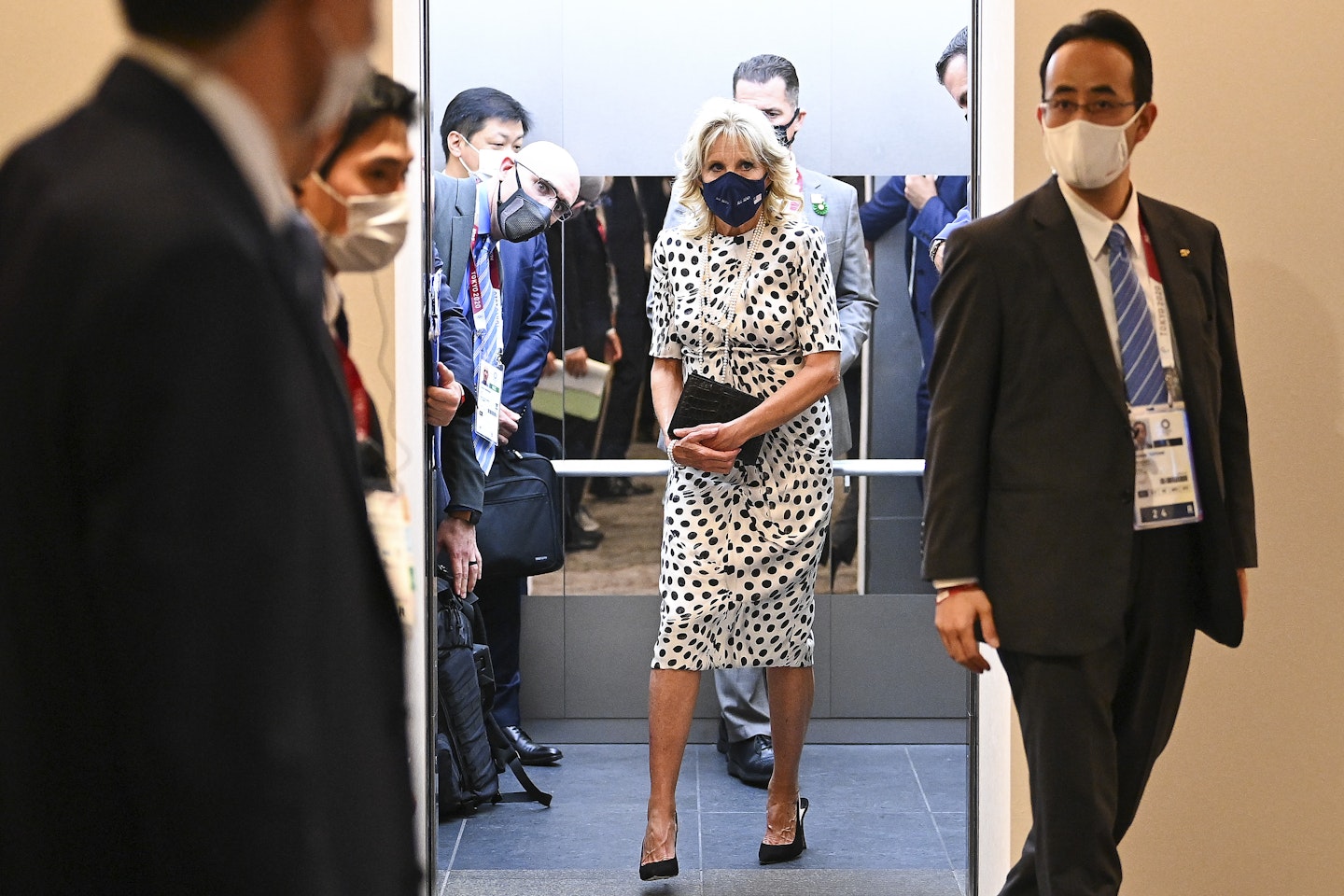 Jill Biden at the Olympics opening ceremony in Tokyo 