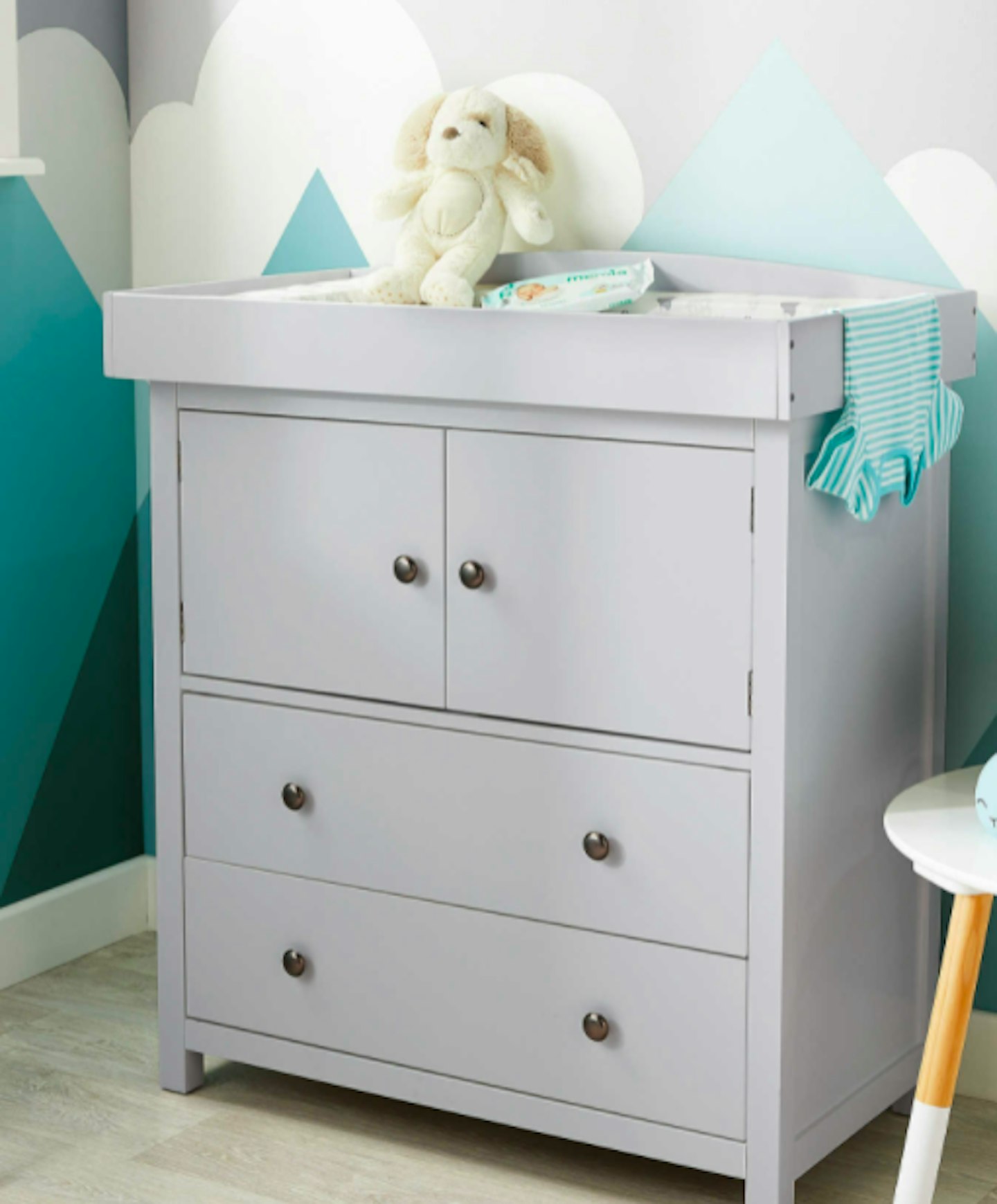 Mamia Grey Baby Changing Unit, £99.99