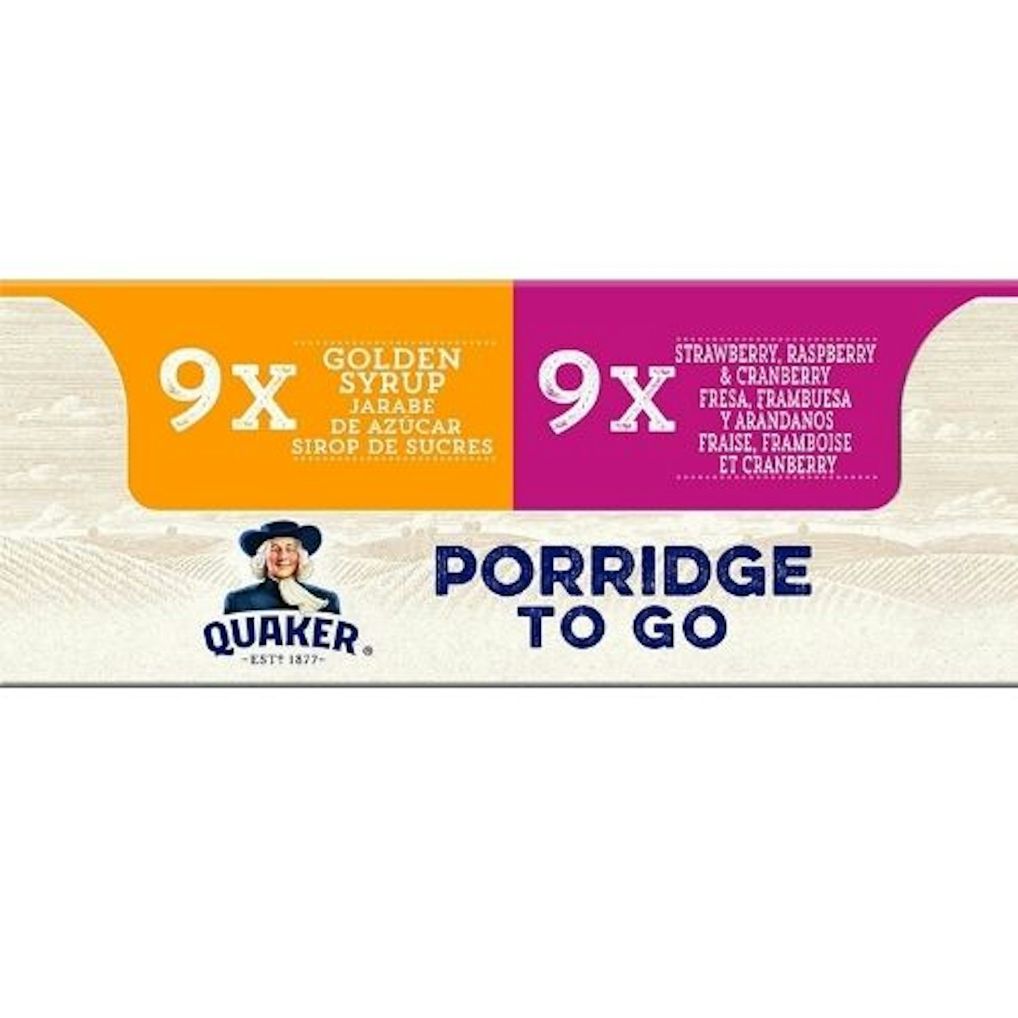 Quaker Porridge To Go Breakfast Bars
